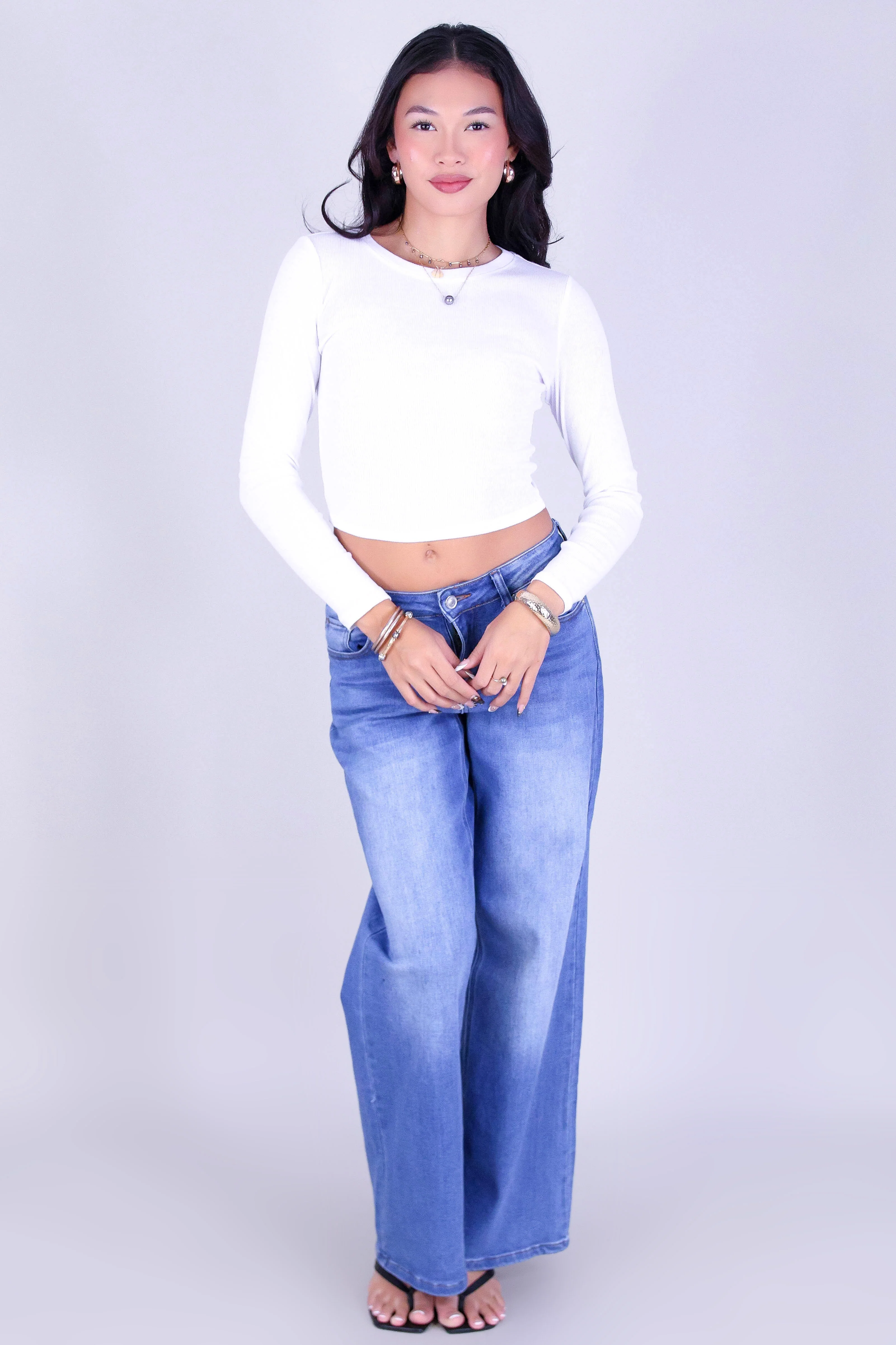 EVERYDAY RIB LONG SLEEVE TOP