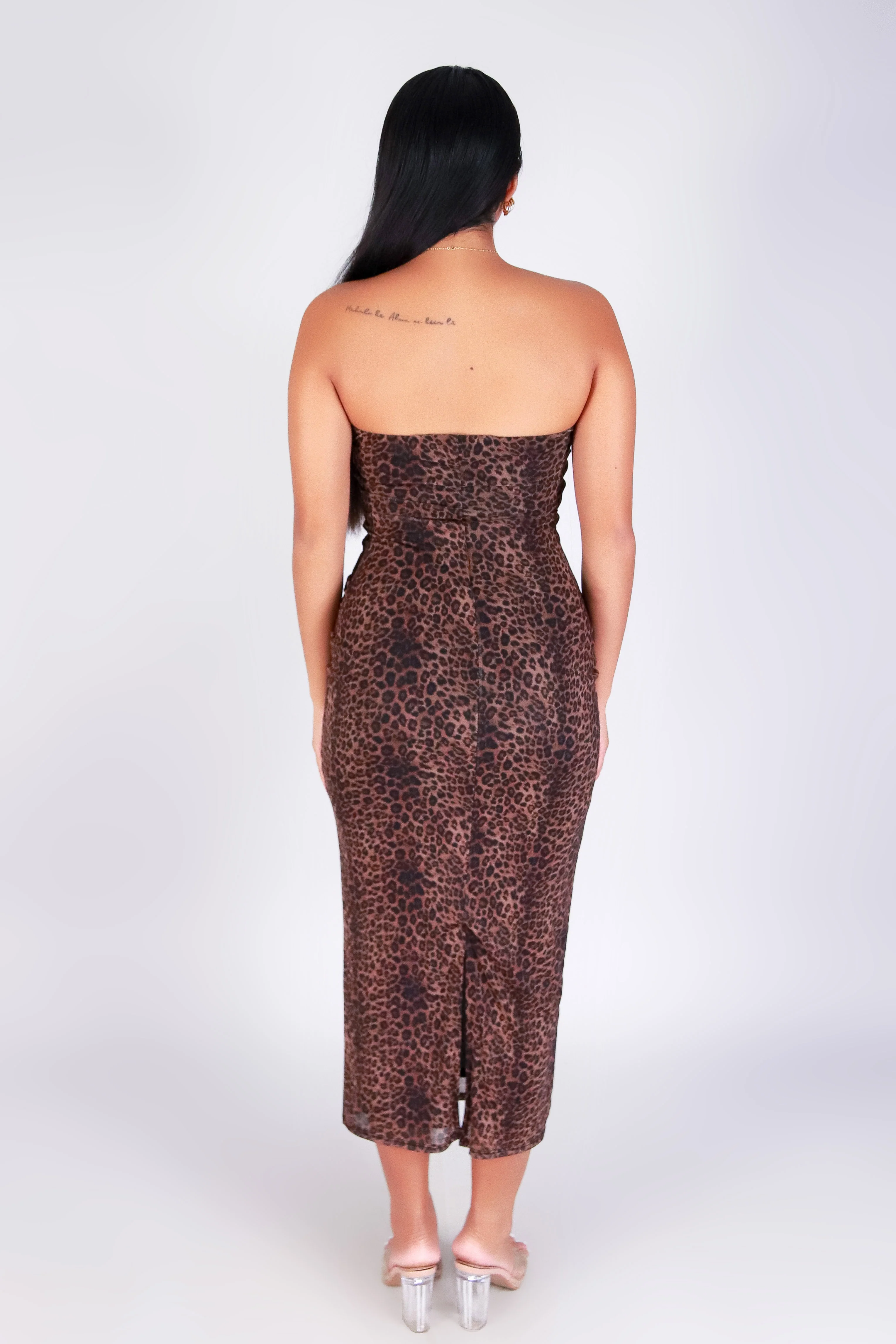 BARELY TAMED MIDI TUBE DRESS - Image 3