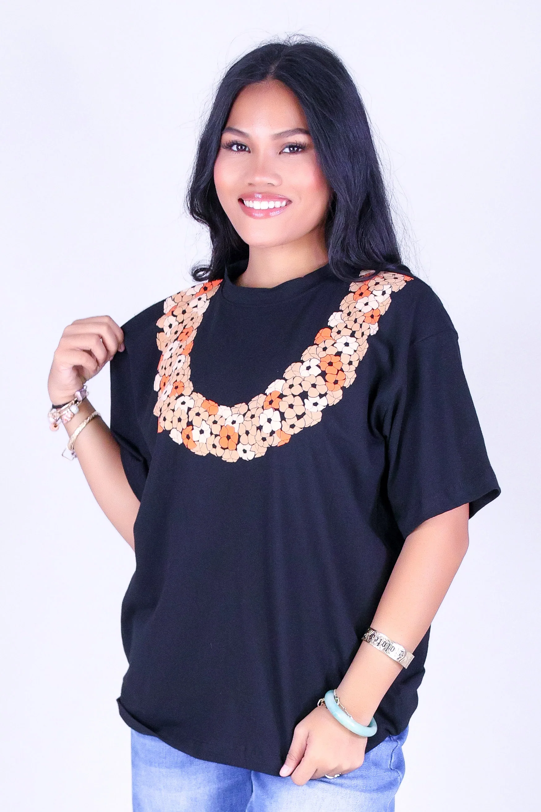 CLUSTERED PUAKENIKENI OVERSIZED TEE - Image 2