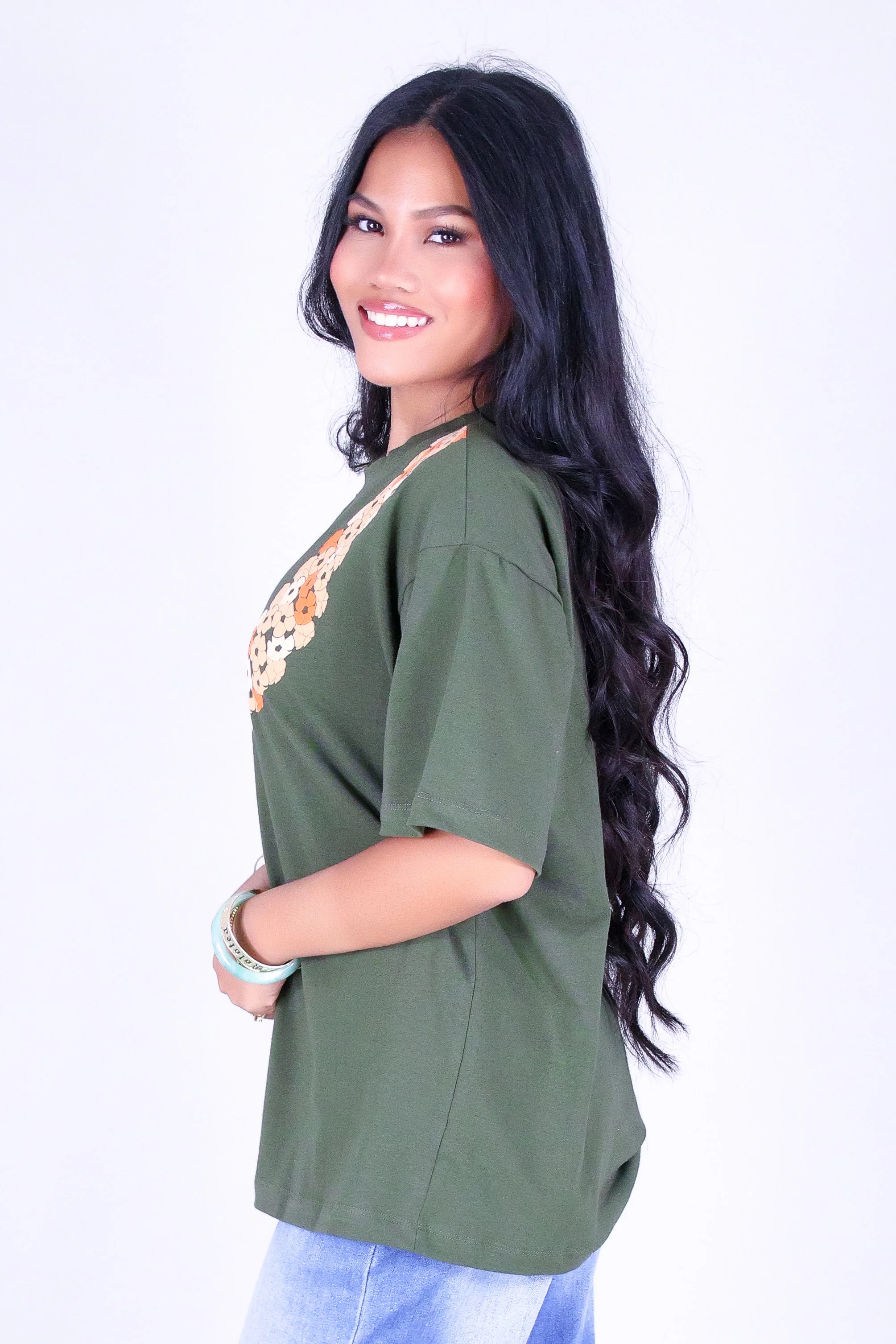 CLUSTERED PUAKENIKENI OVERSIZED TEE - Image 3