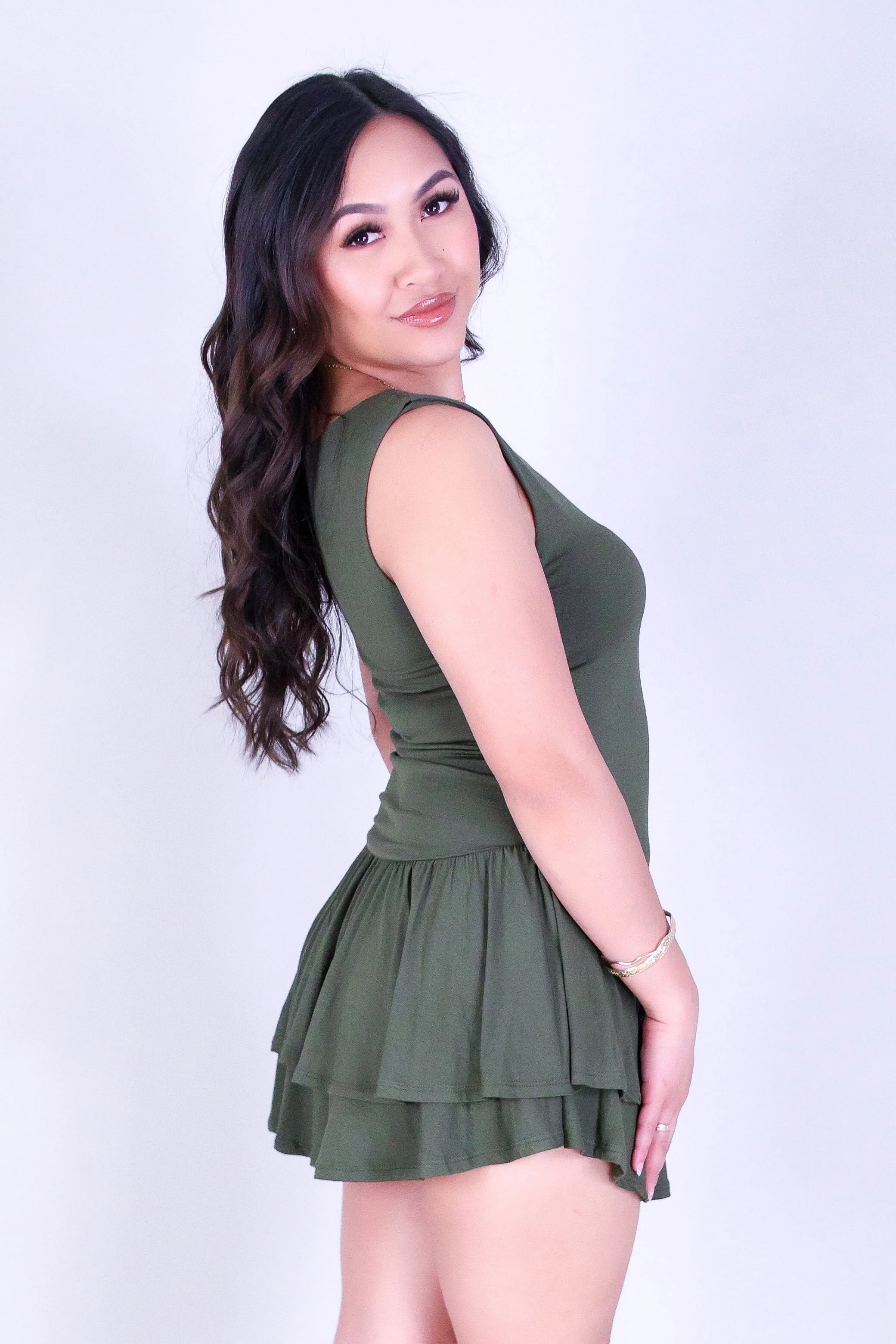 TWIRL ME RUFFLE DRESS - Image 3