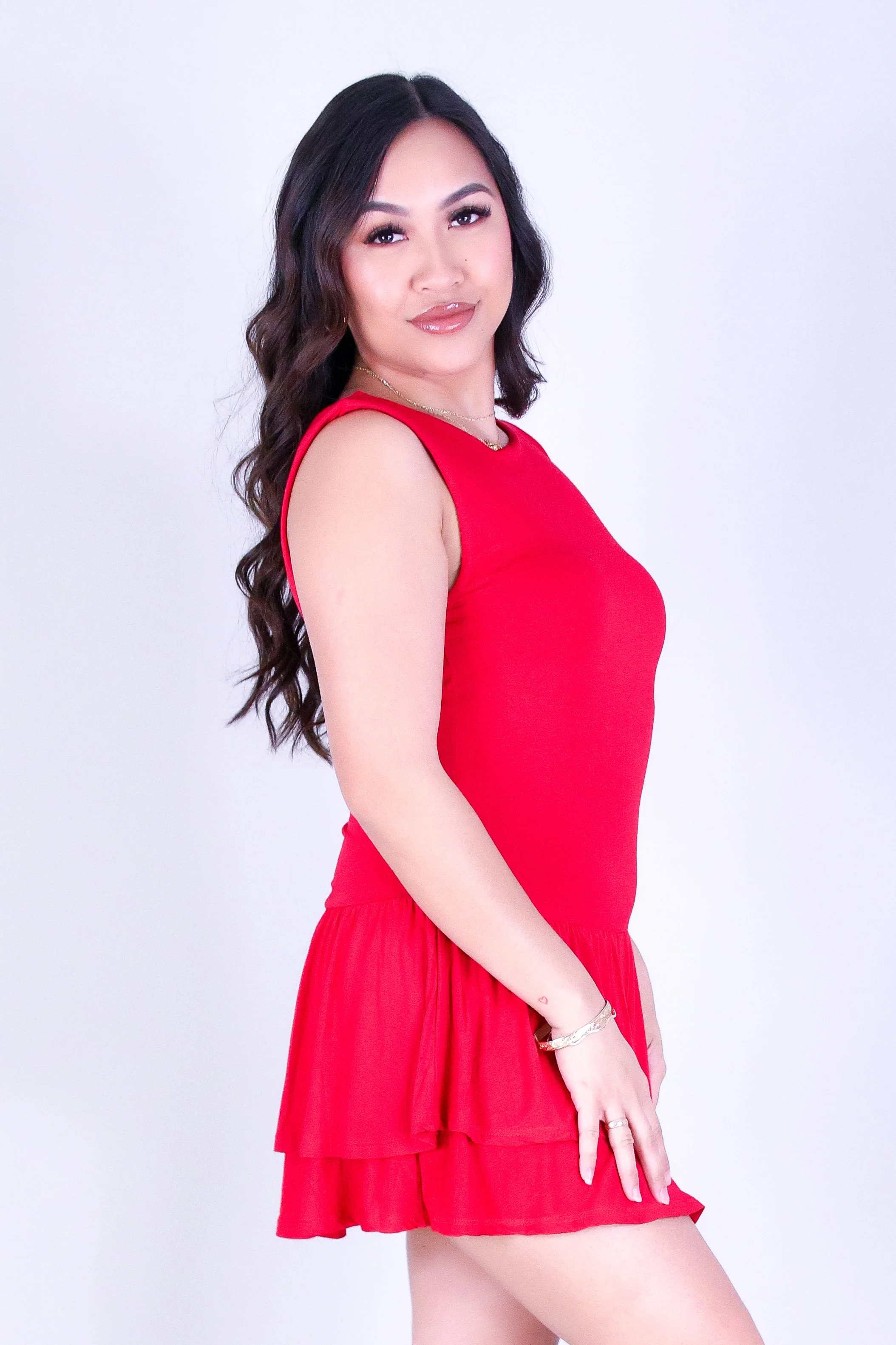 TWIRL ME RUFFLE DRESS - Image 3