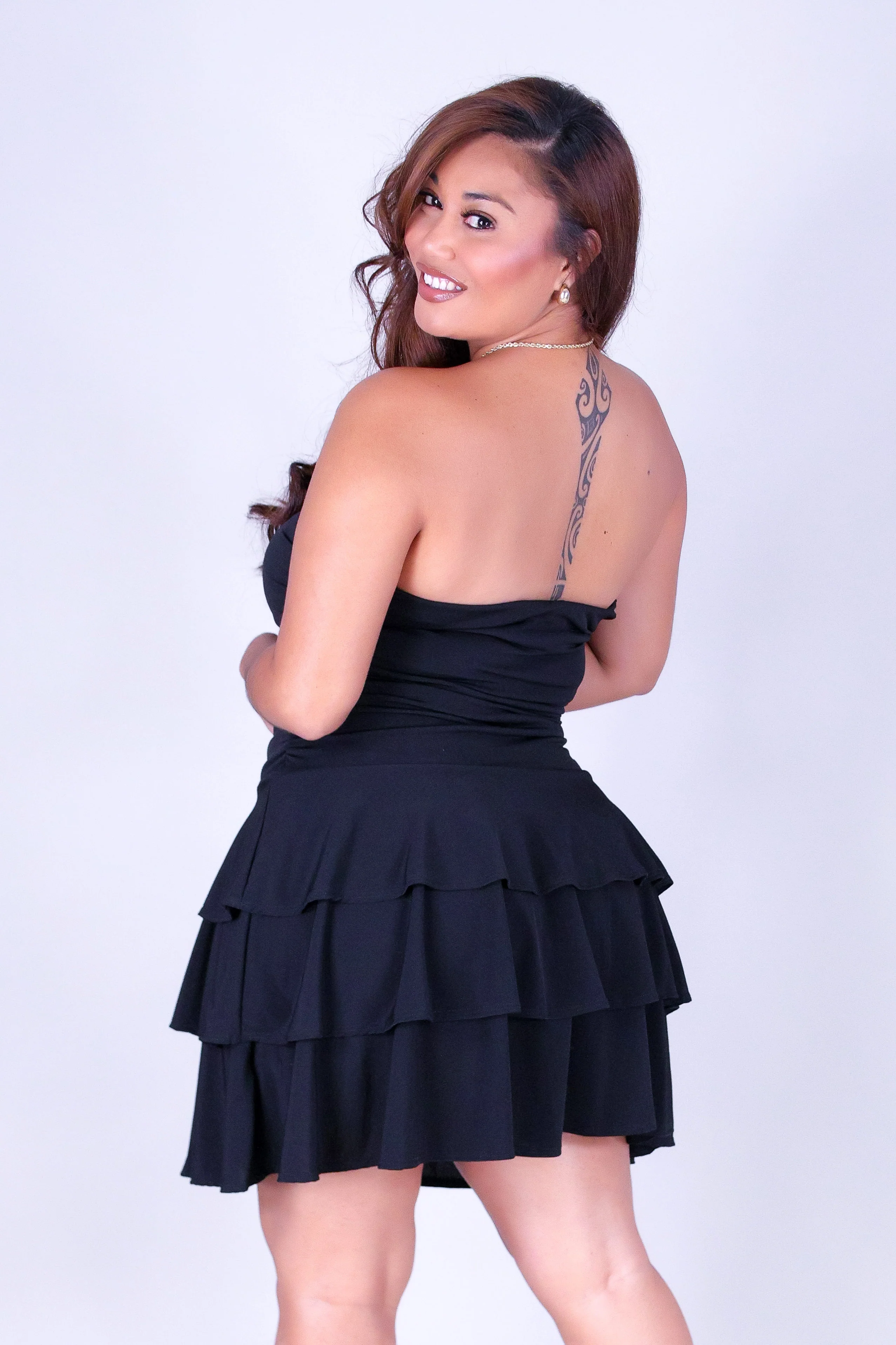 SWEETHEART TIERED DRESS - Image 4