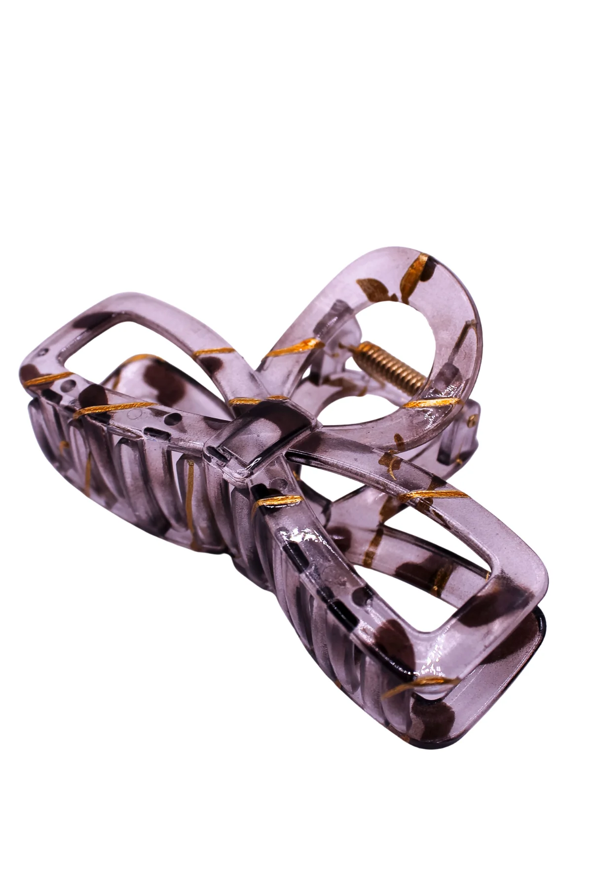 LEOPARD BOW CLAW CLIP - Image 2