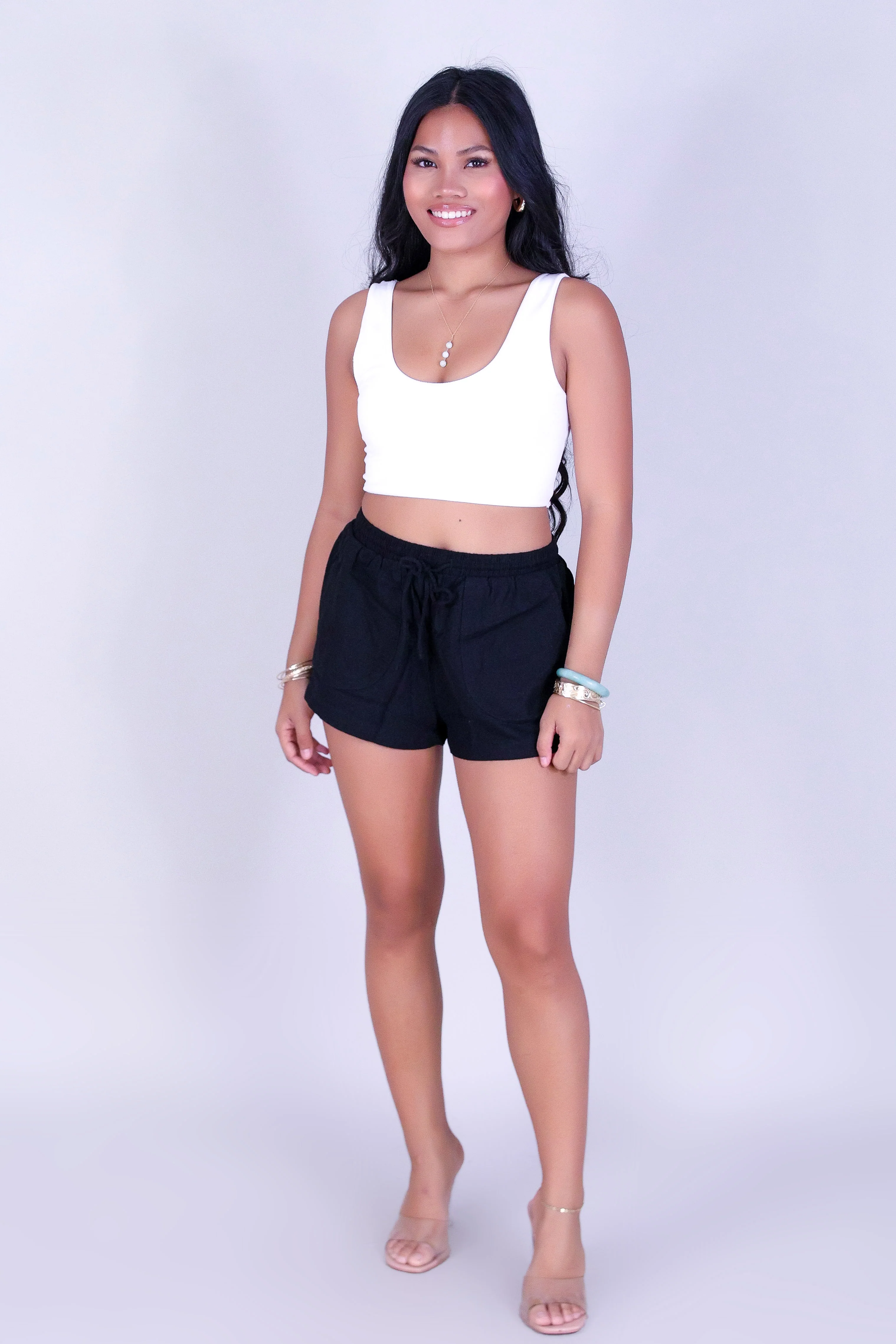 DAILY LINEN SHORTS