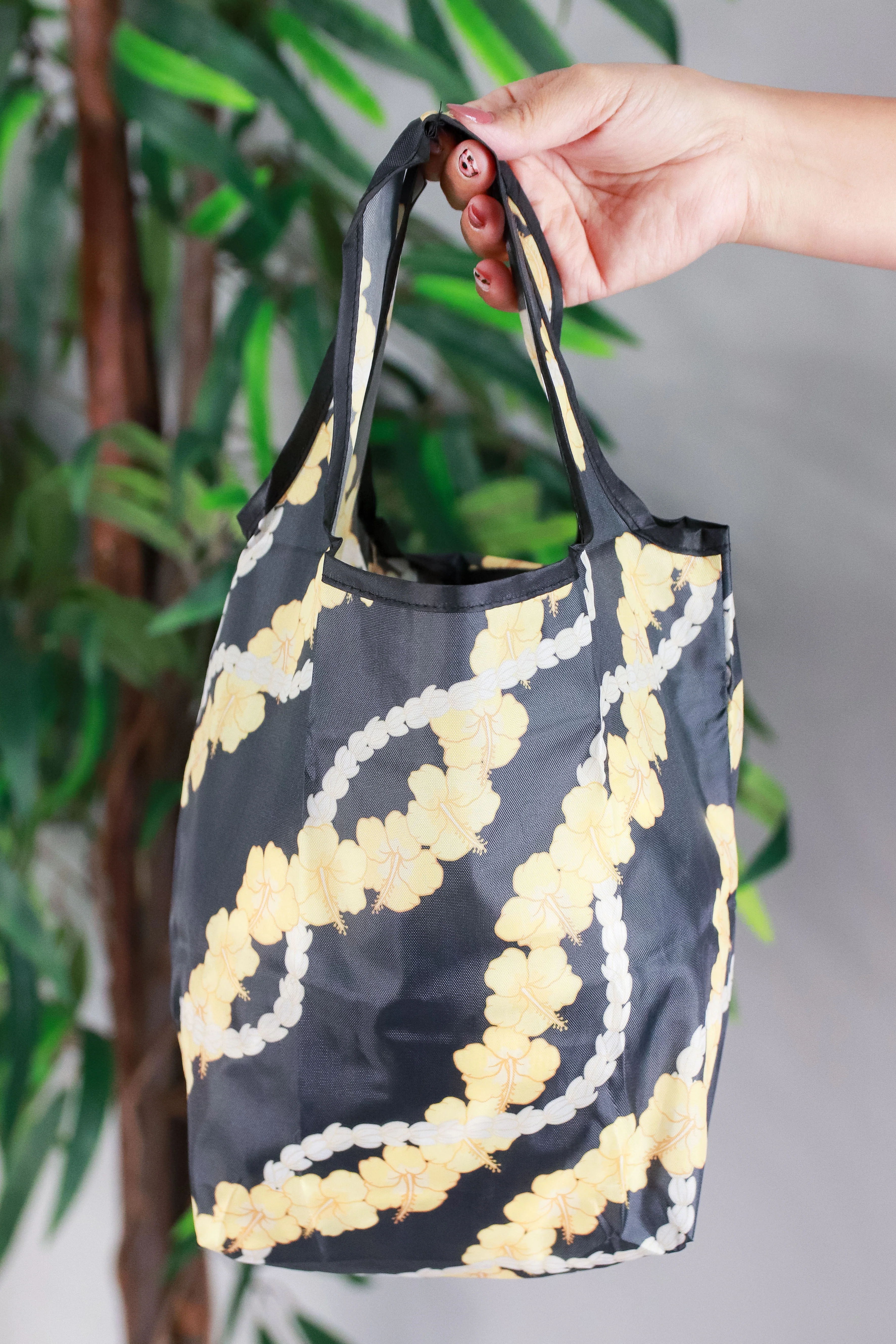 MINI HIBISCUS PIKAKE FOLDABLE REUSABLE BAG - Image 2