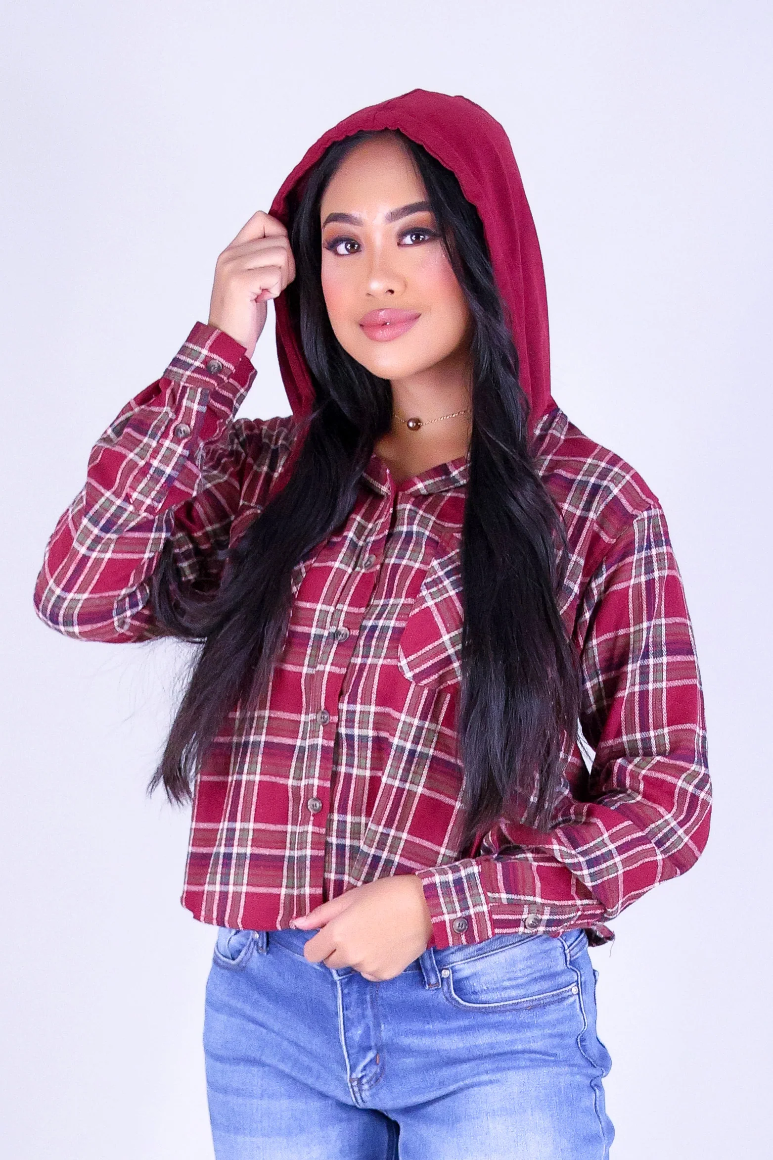 CABIN CUTIE PLAID TOP - Image 2