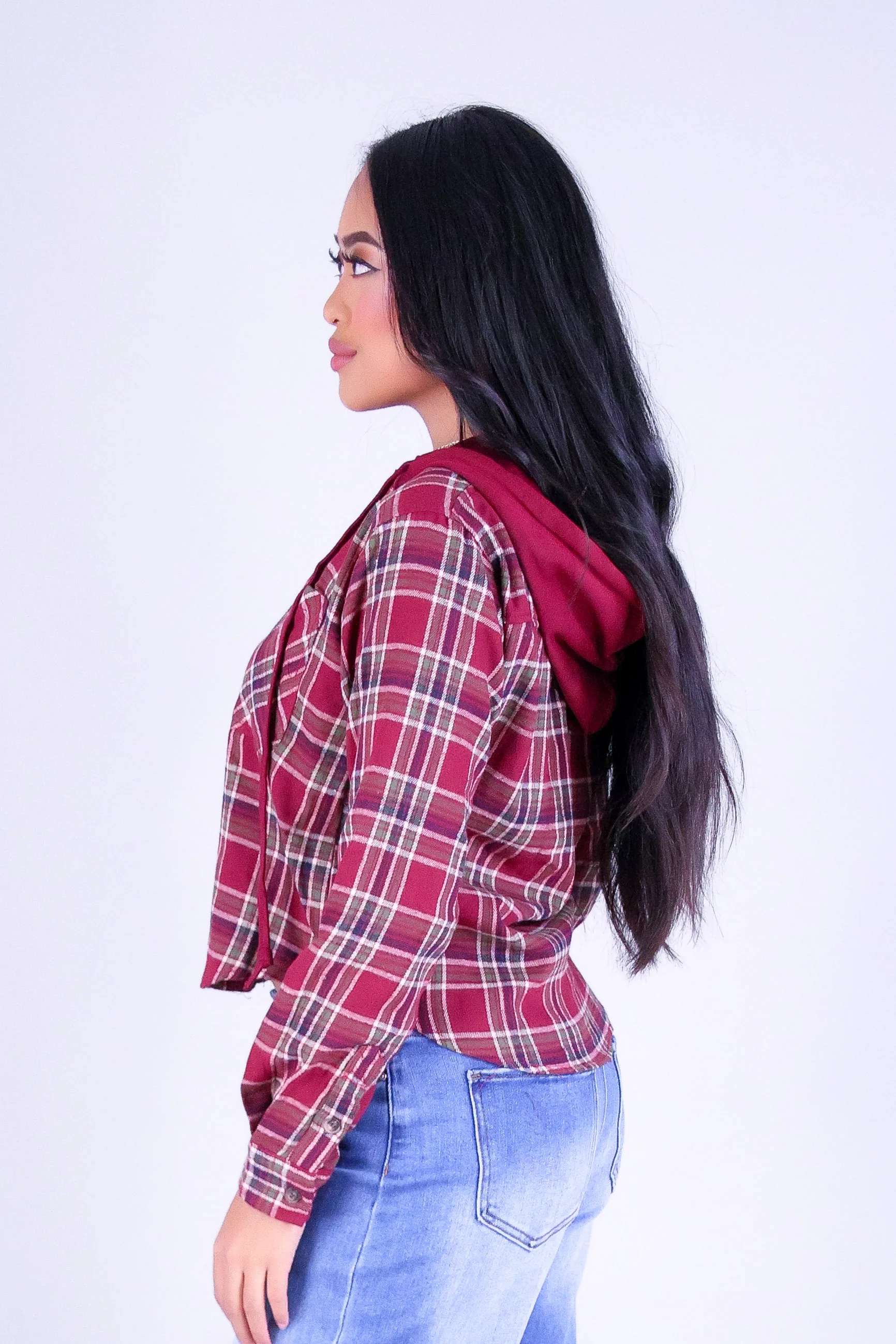 CABIN CUTIE PLAID TOP - Image 3