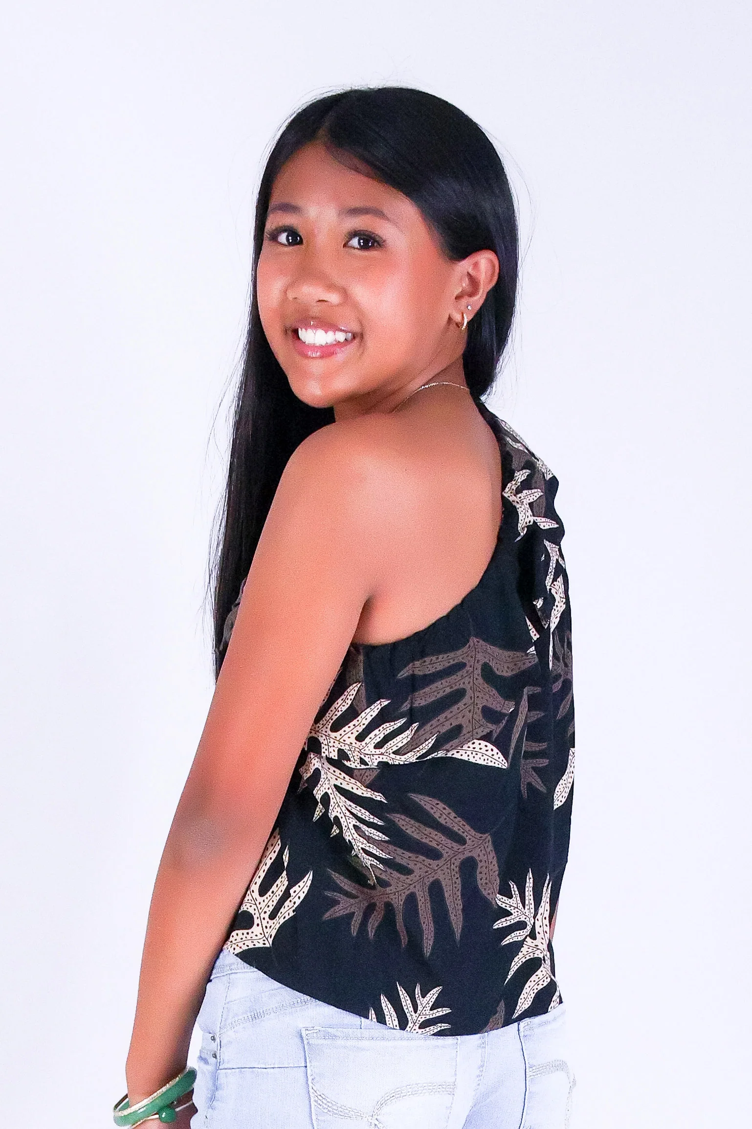 LAUA'E ONE SHOULDER TOP | KIDS SIZE 2-16 - Image 3
