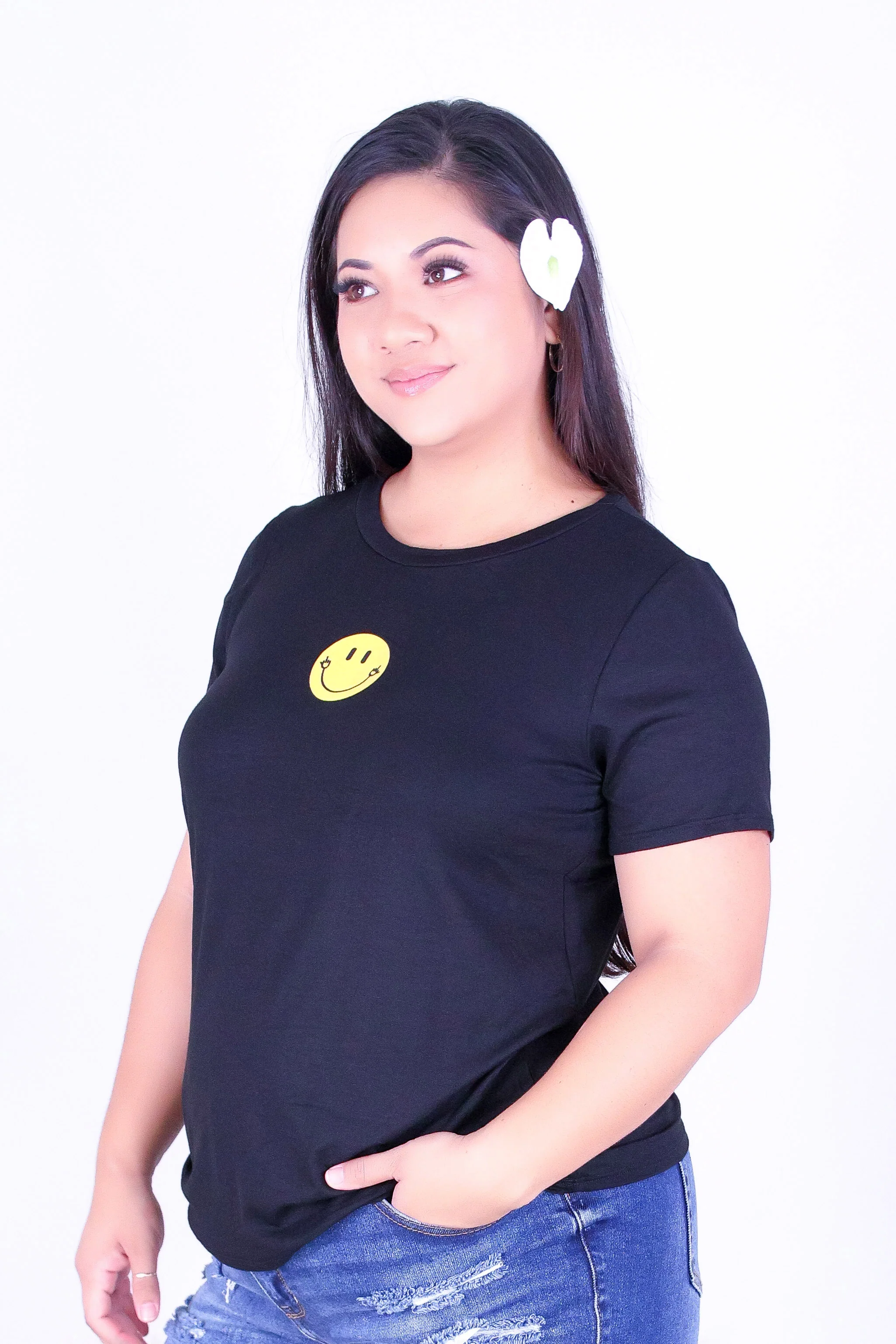 SMILEY FACE SCREEN TEE - Image 3