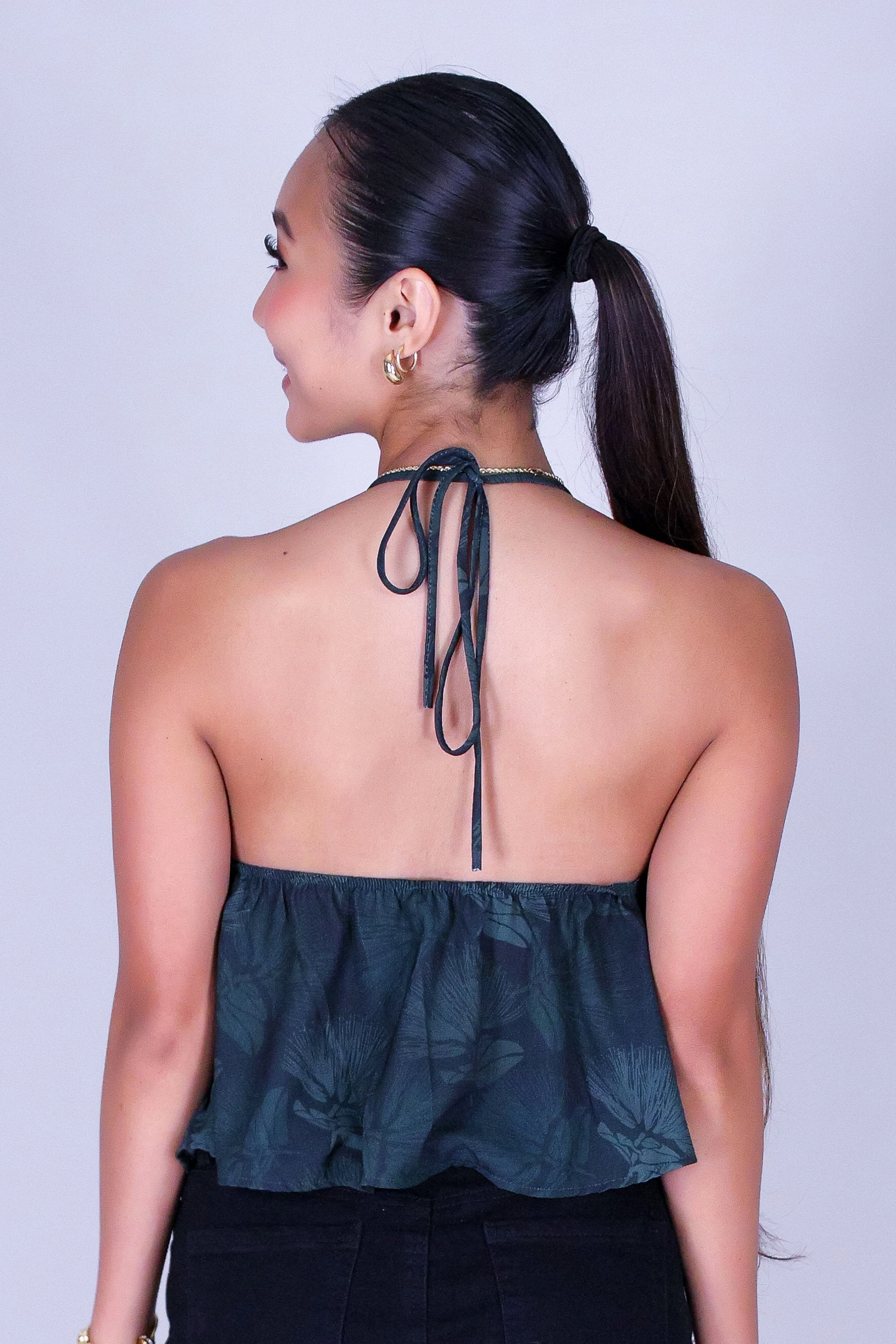 OHIA HALTER BABY DOLL TOP - Image 4
