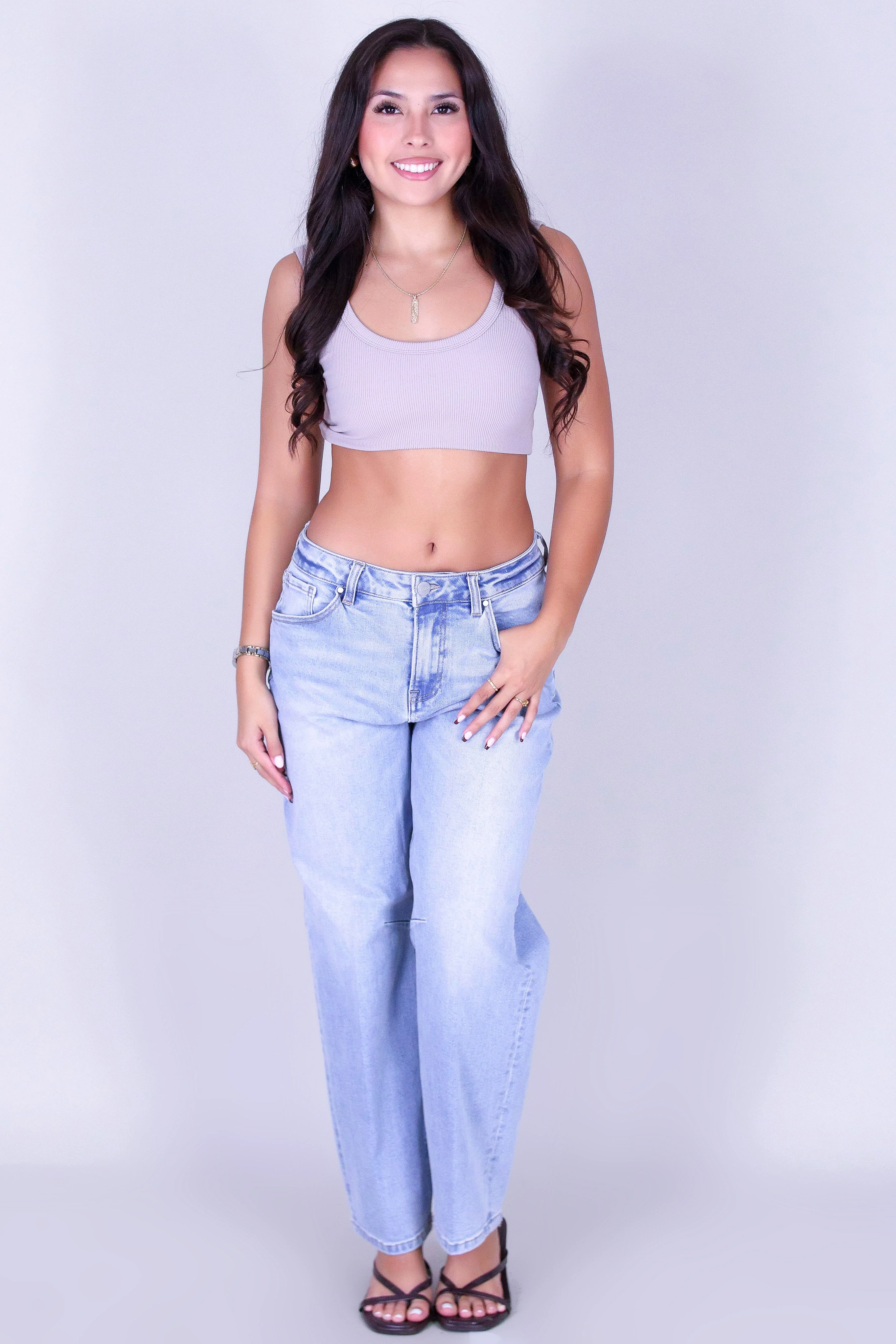MIXED EMOTIONS BARREL JEANS