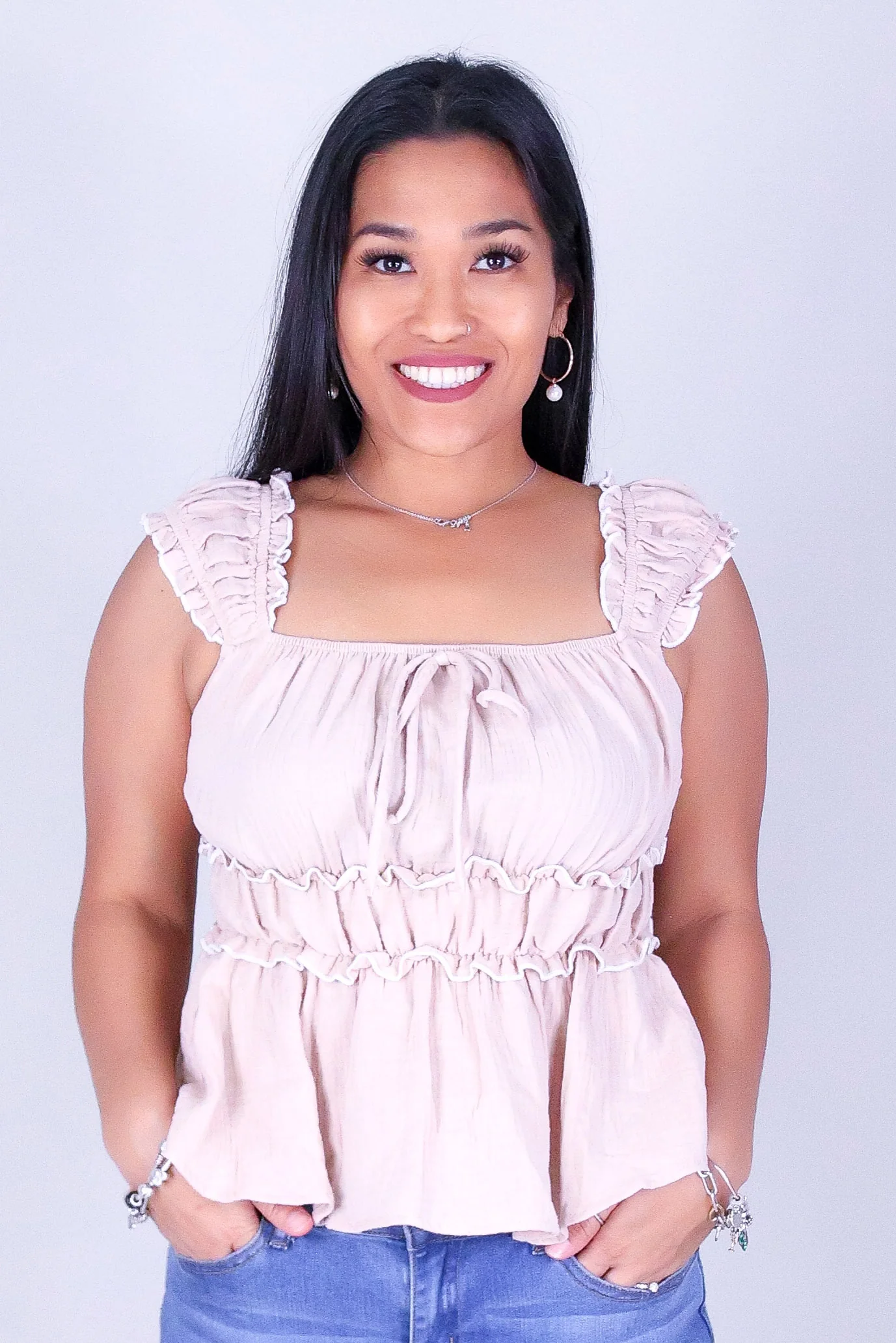 HONEY RUFFLE TOP - Image 2