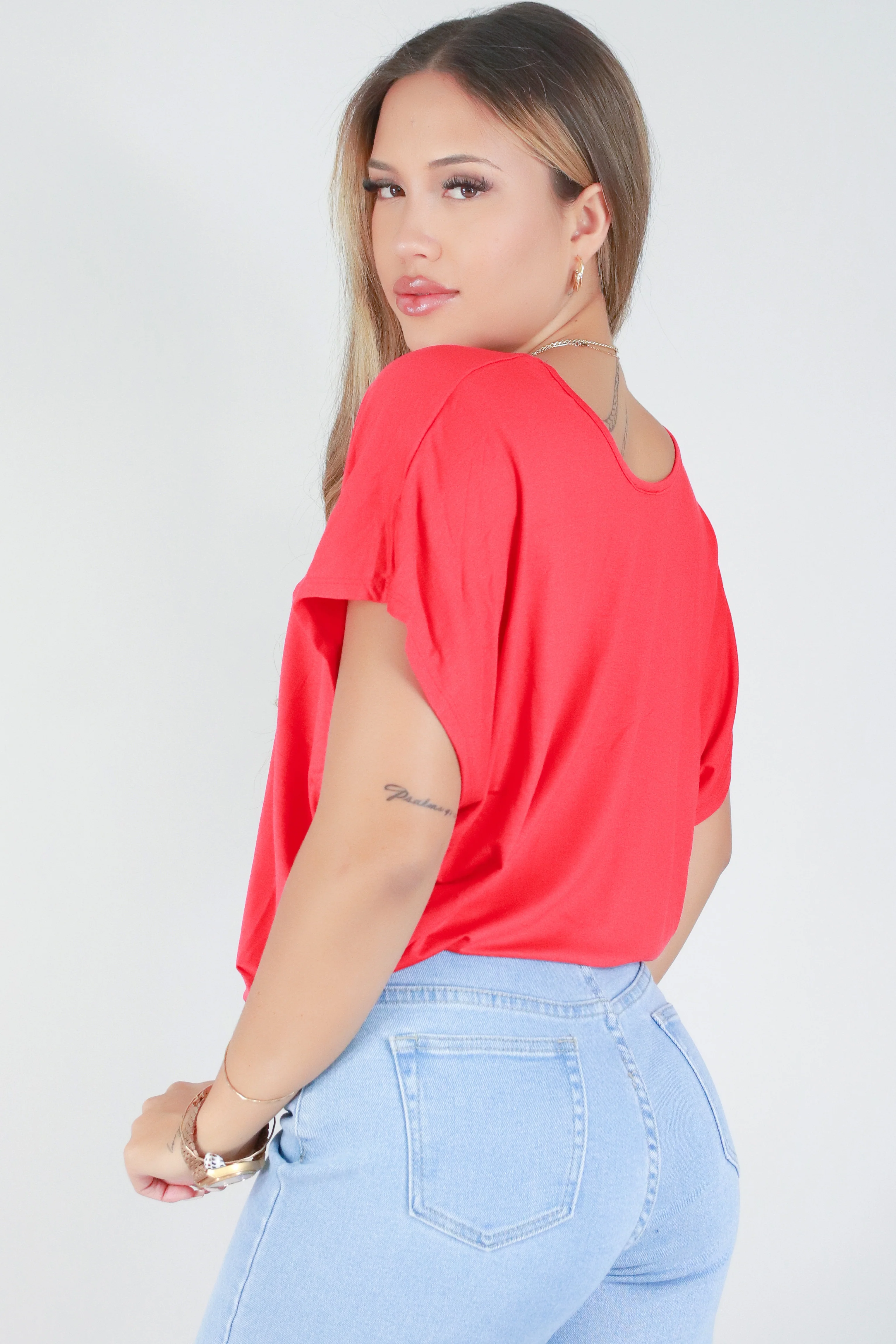 AT IT AGAIN DOLMAN TOP - Image 2