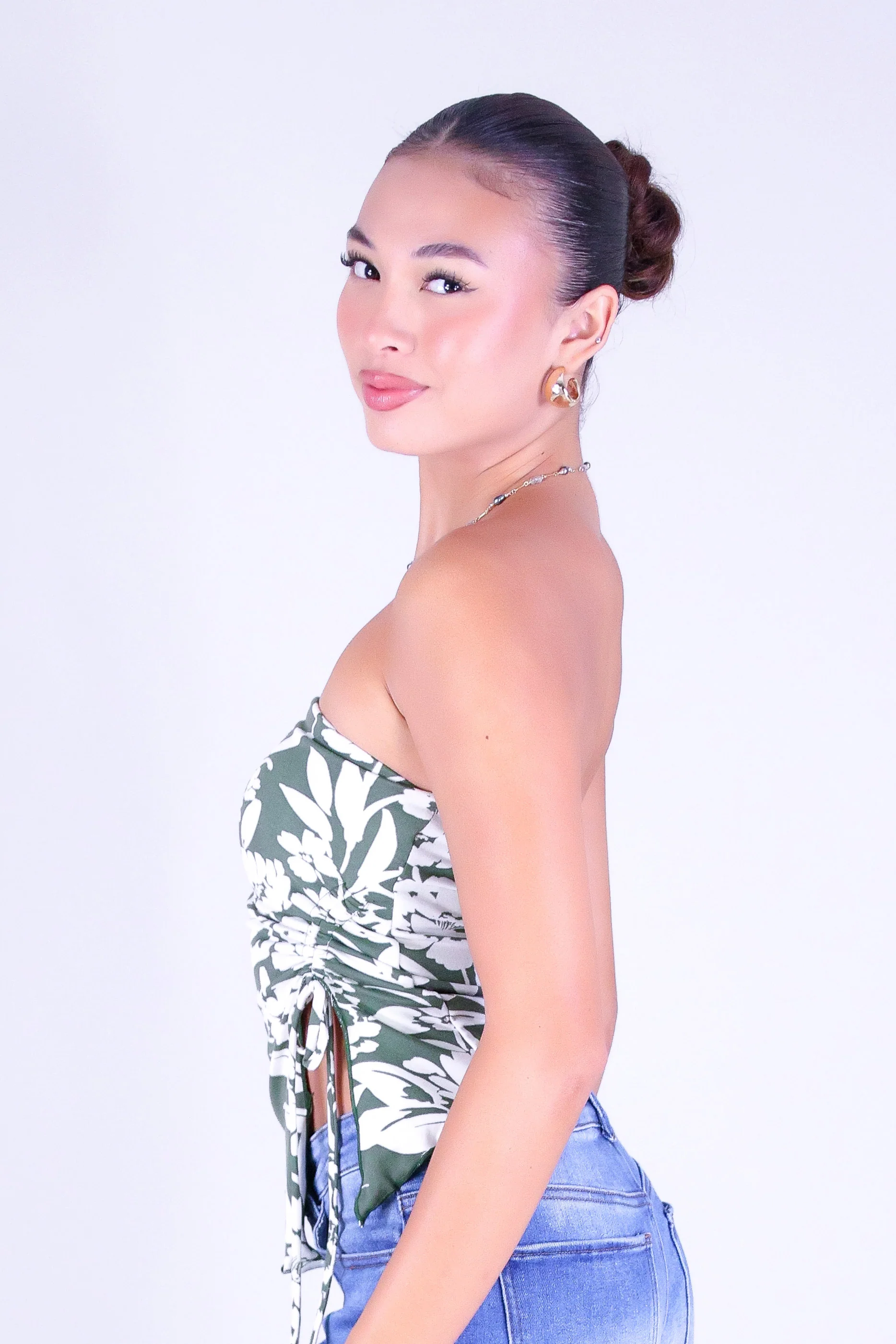FLORAL FLIRT TUBE TOP - Image 3