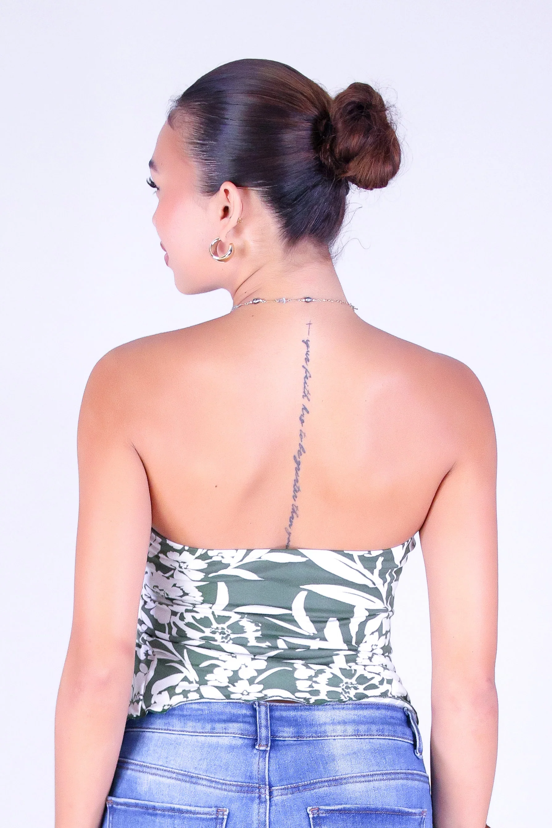 FLORAL FLIRT TUBE TOP - Image 4