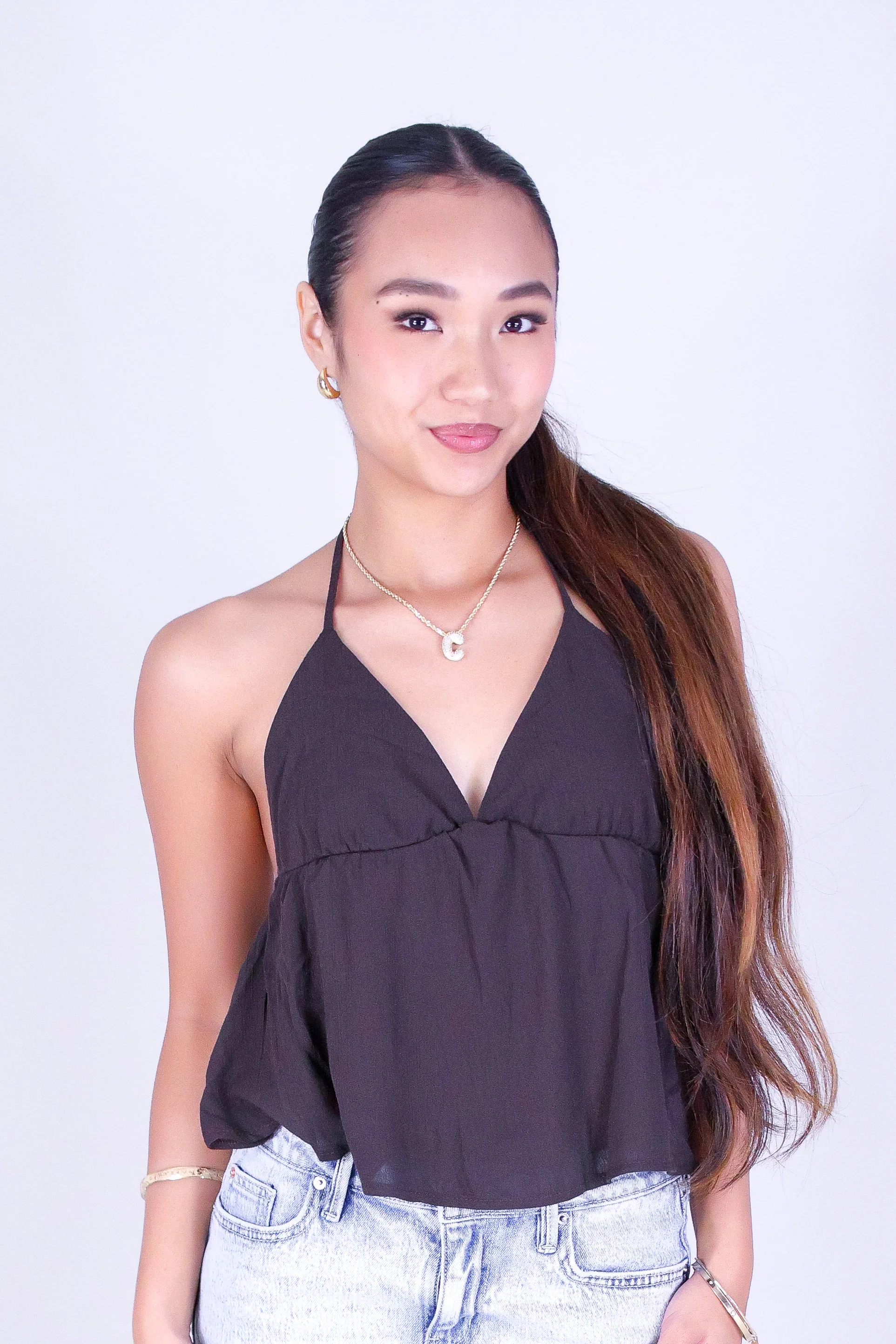 CUTIE TIE HALTER TOP - Image 2