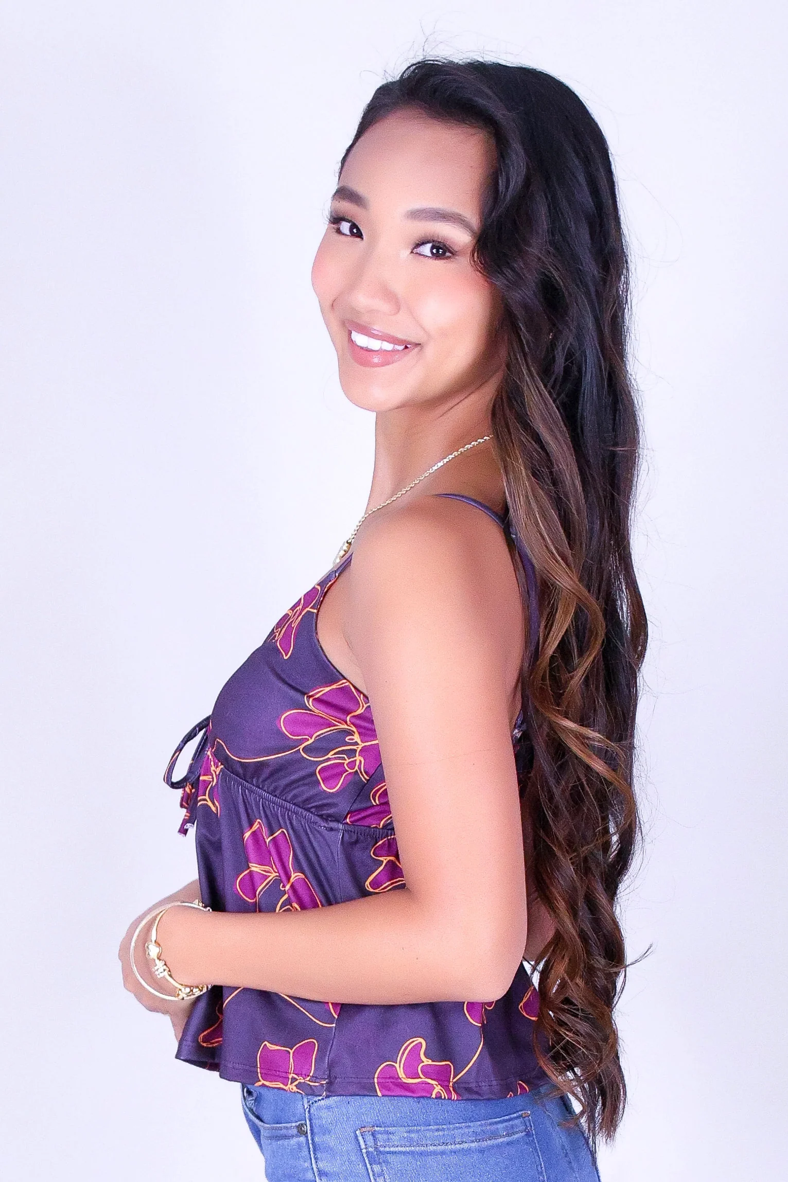 ORCHID LINE BABYDOLL TOP - Image 3