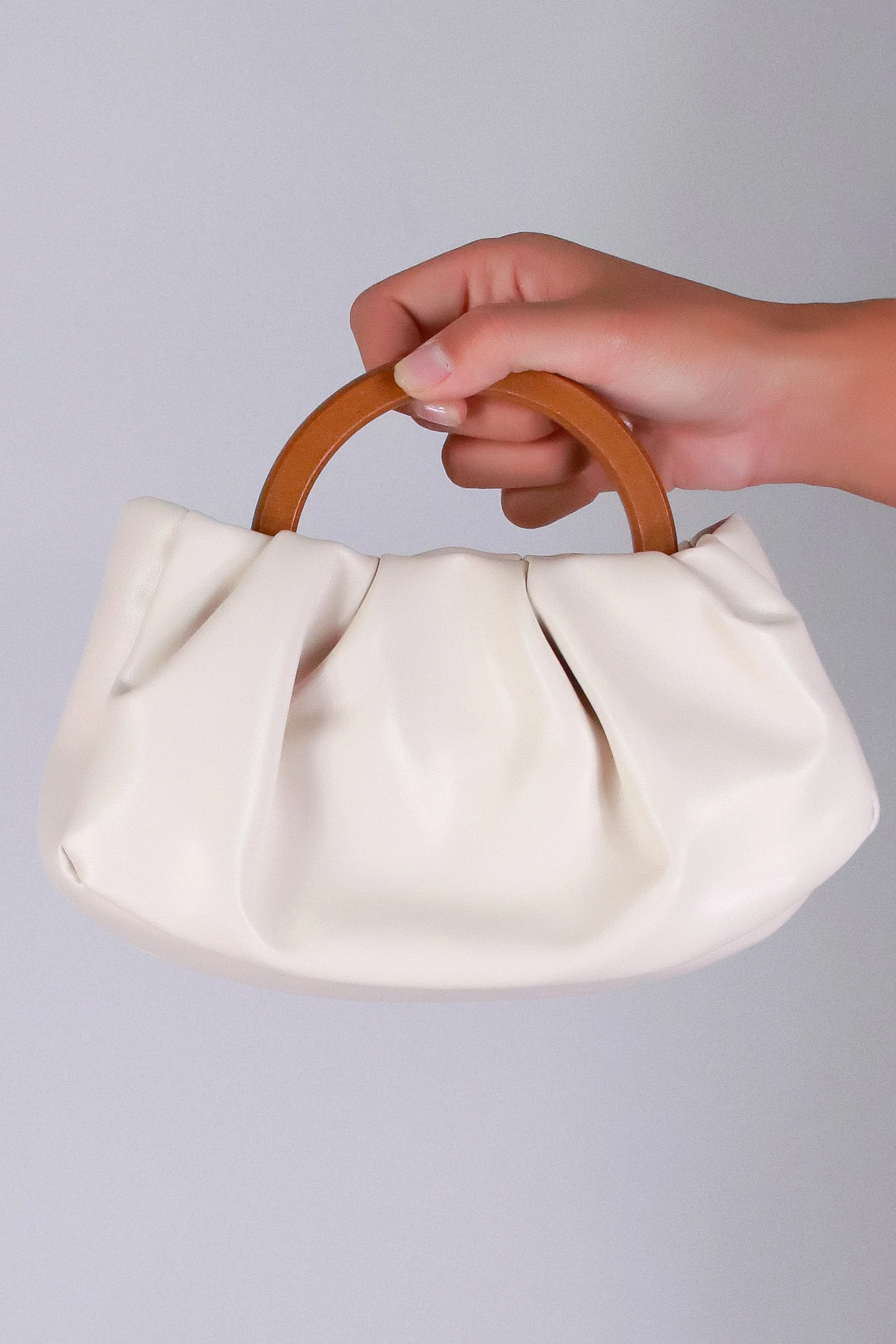 WOODEN HANDLE BAG