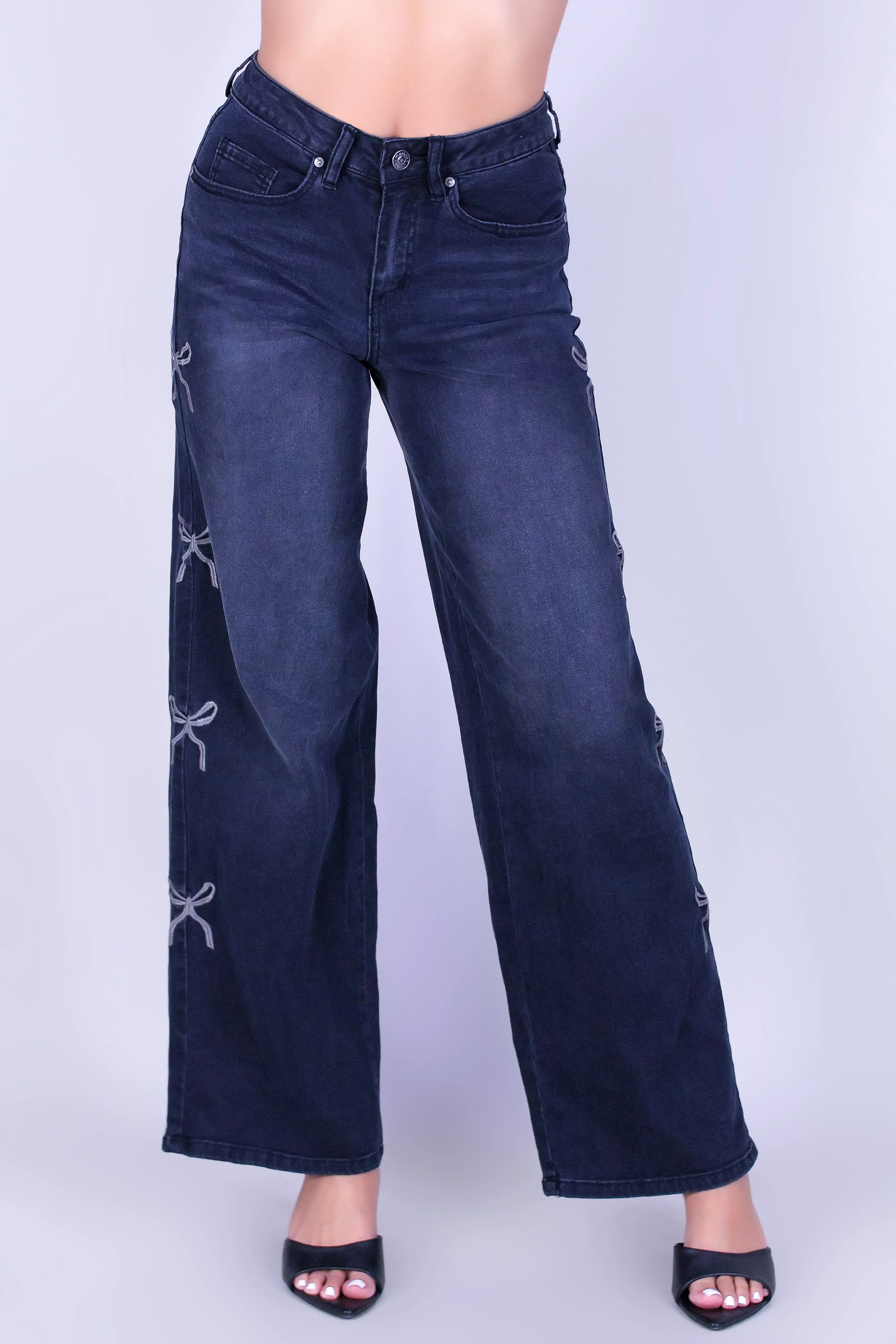 PETAL BOW JEANS - Image 3