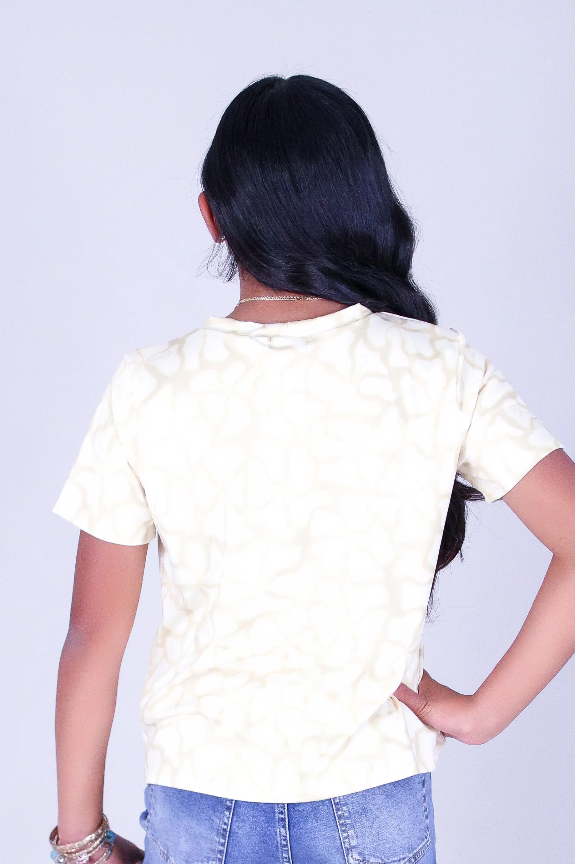WAVY HIBISCUS TOP | KIDS SIZE 2-16 - Image 4