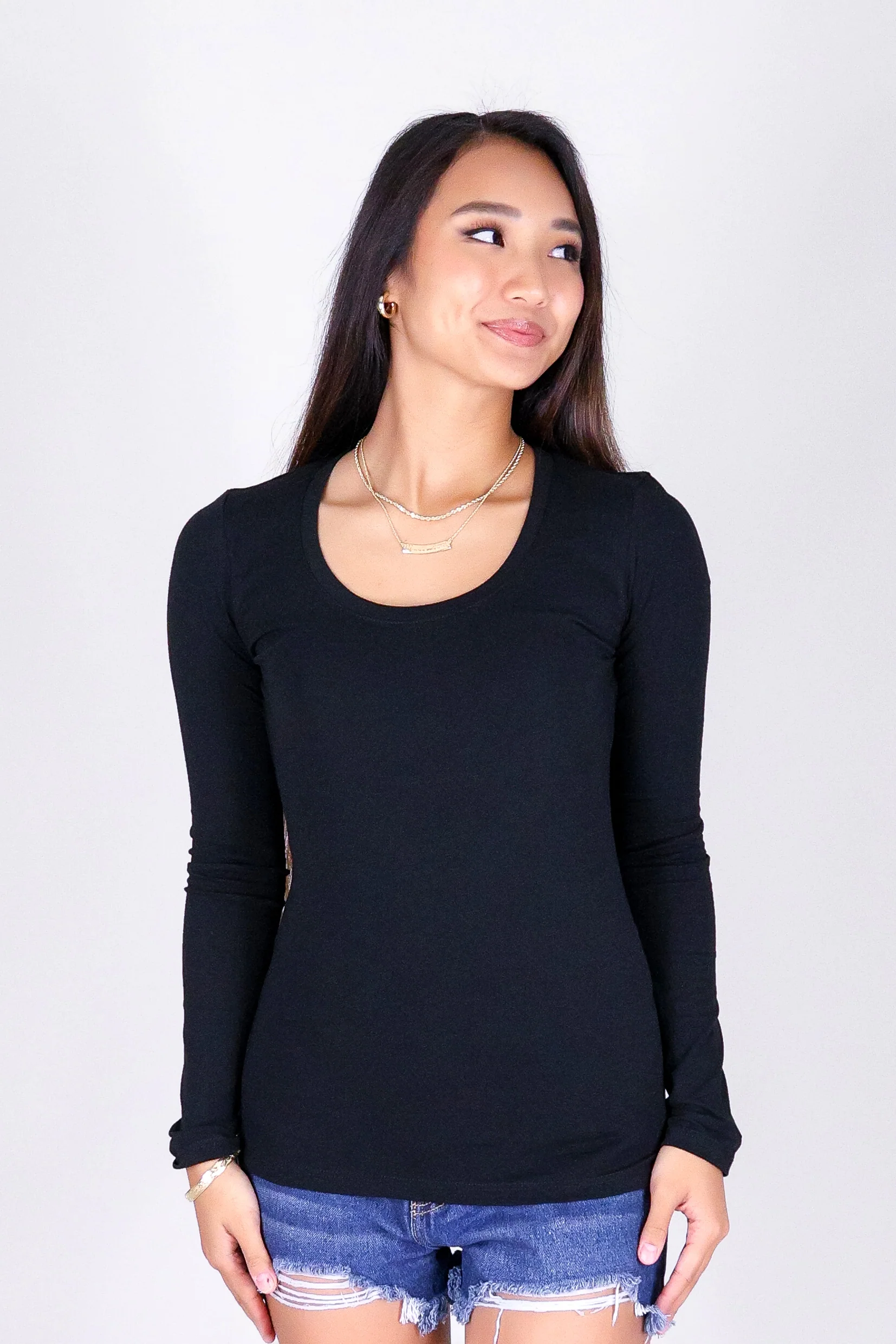 HOLD THAT THOUGHT LONG SLEEVE TOP - Image 2