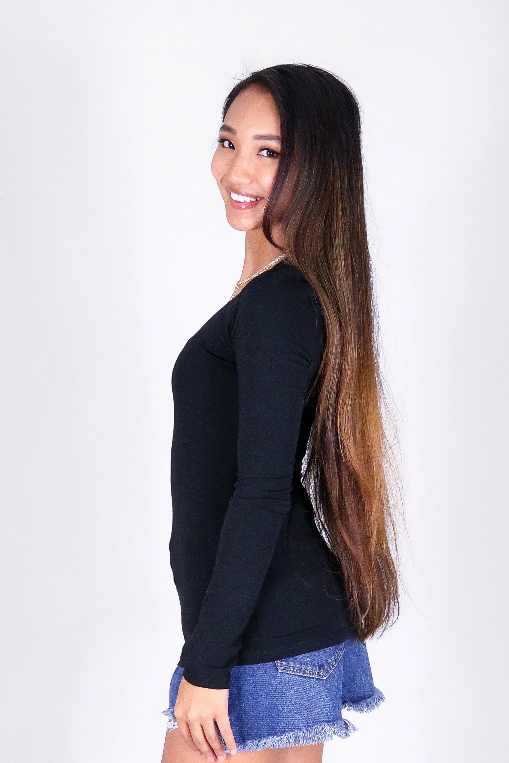 HOLD THAT THOUGHT LONG SLEEVE TOP - Image 3
