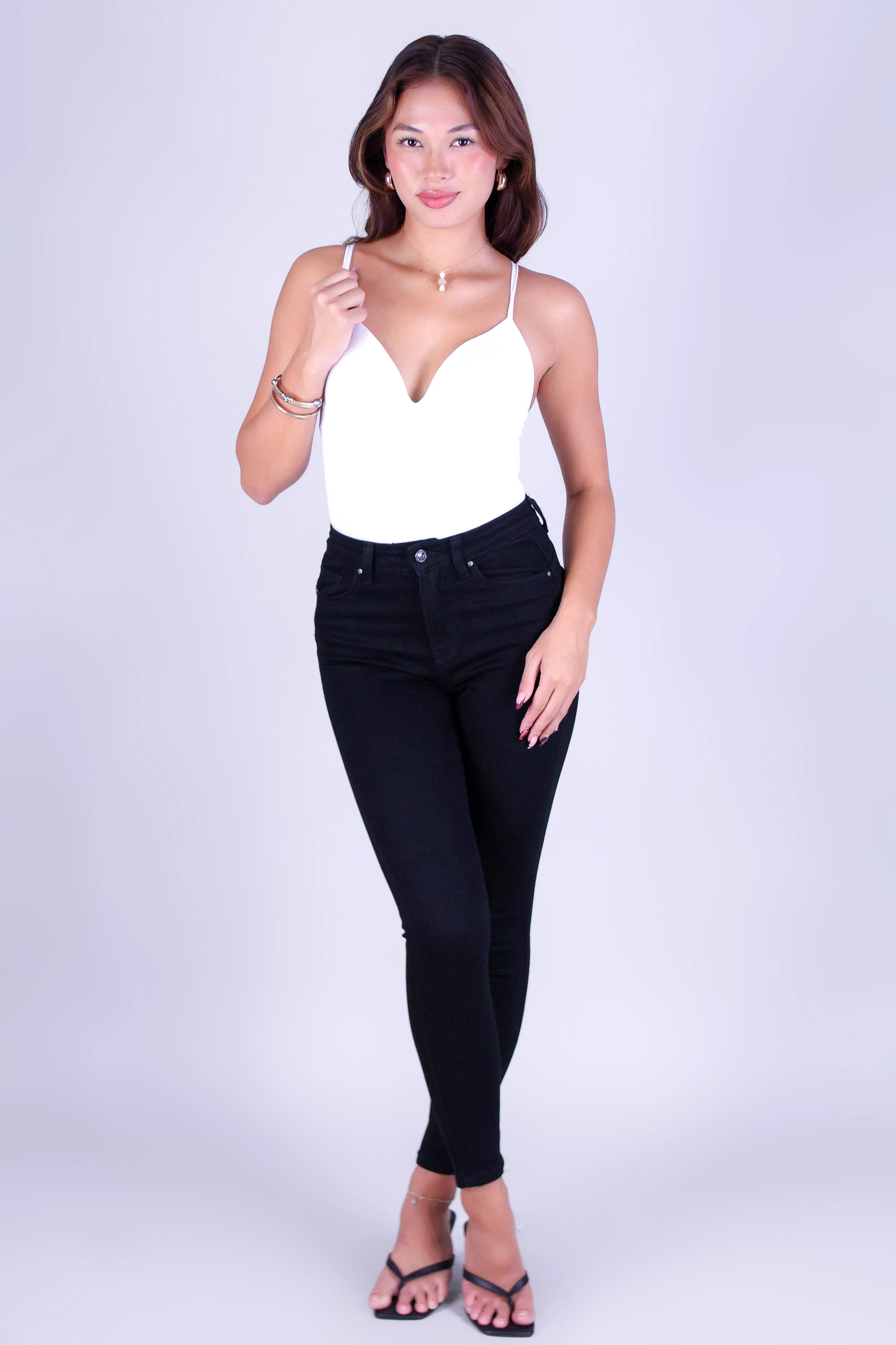 HOURGLASS HIGH SKINNY JEANS