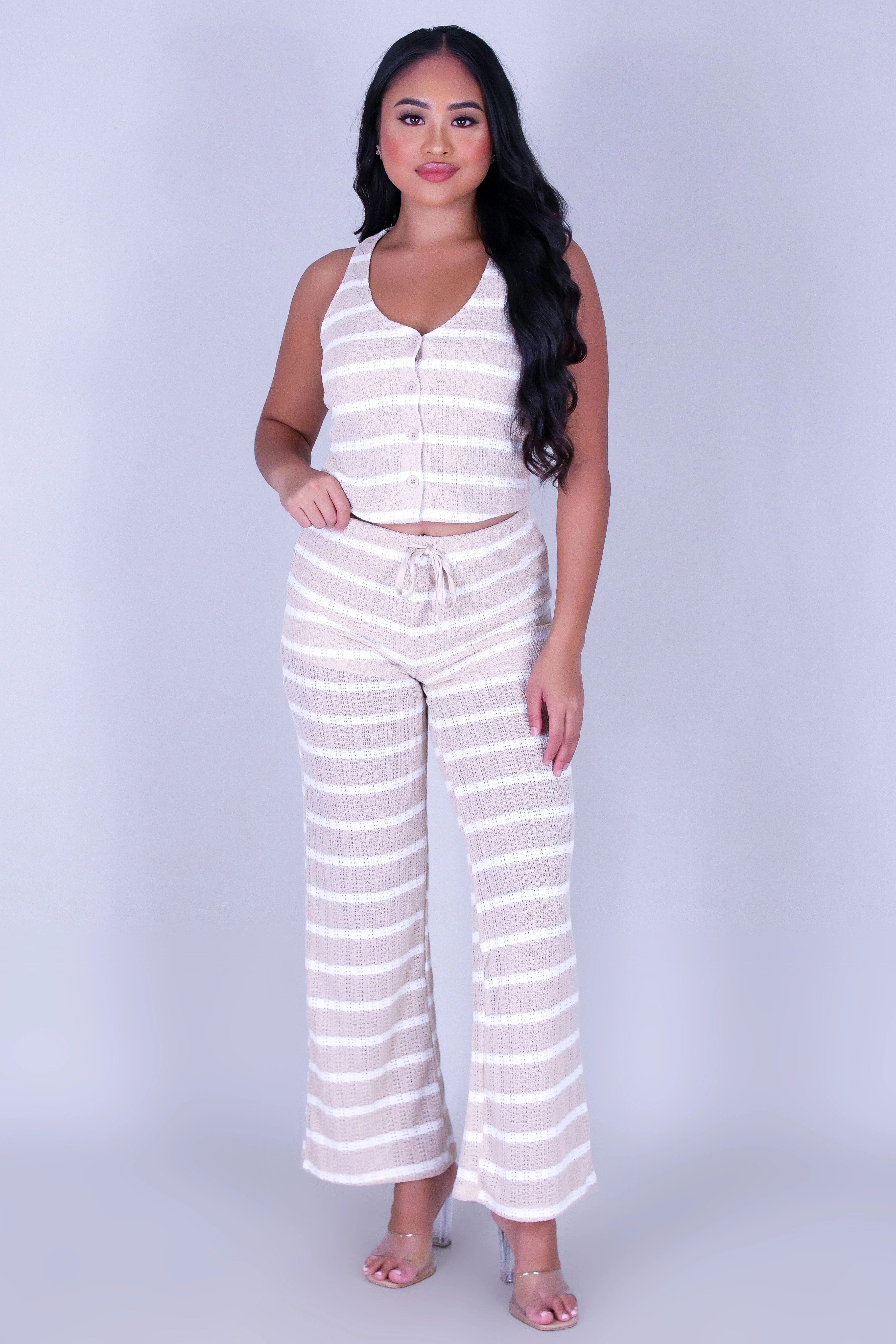 WEEKEND FUN STRIPED PANTS