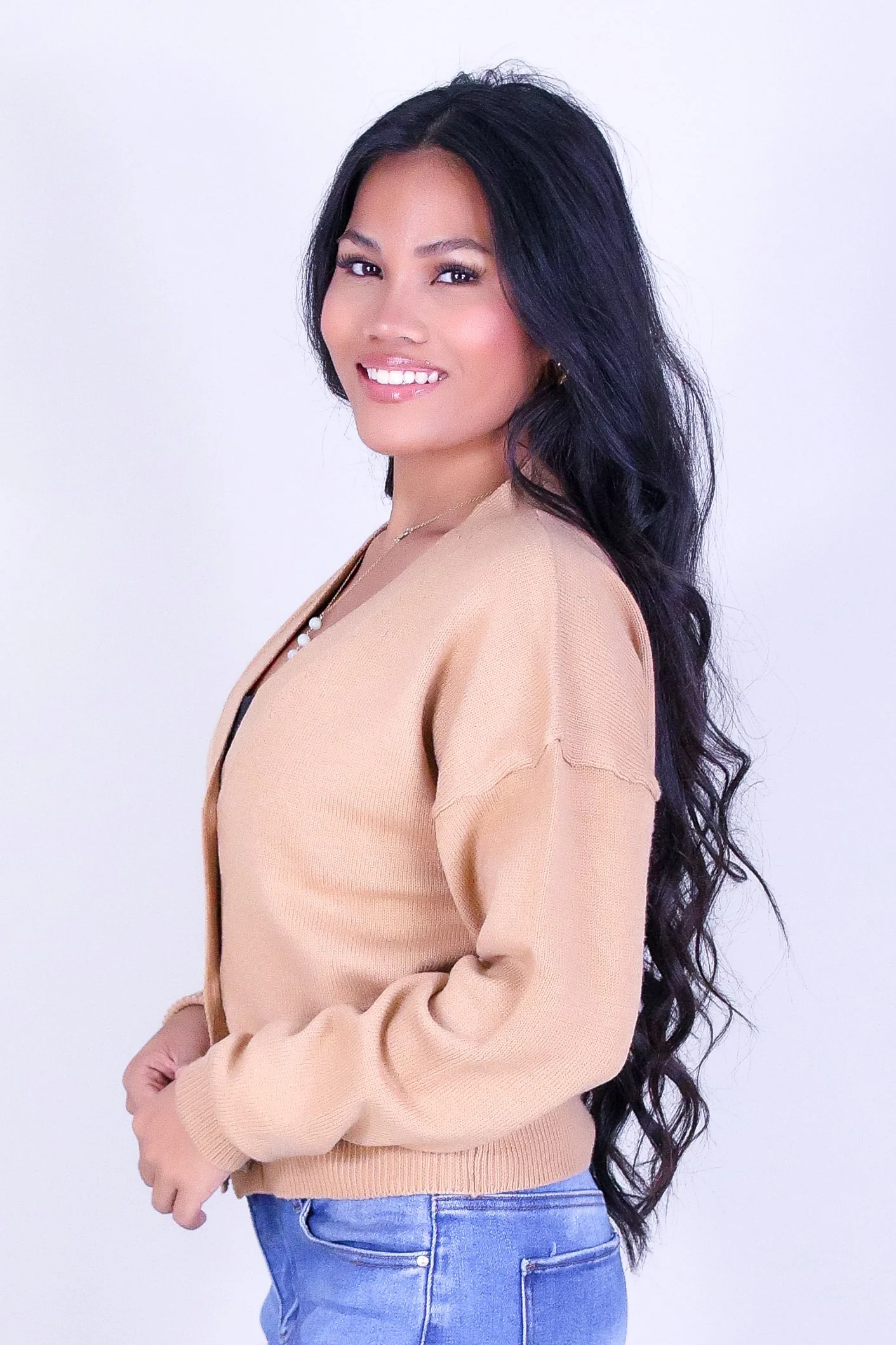 COMFY LAYER SWEATER CARDIGAN - Image 3