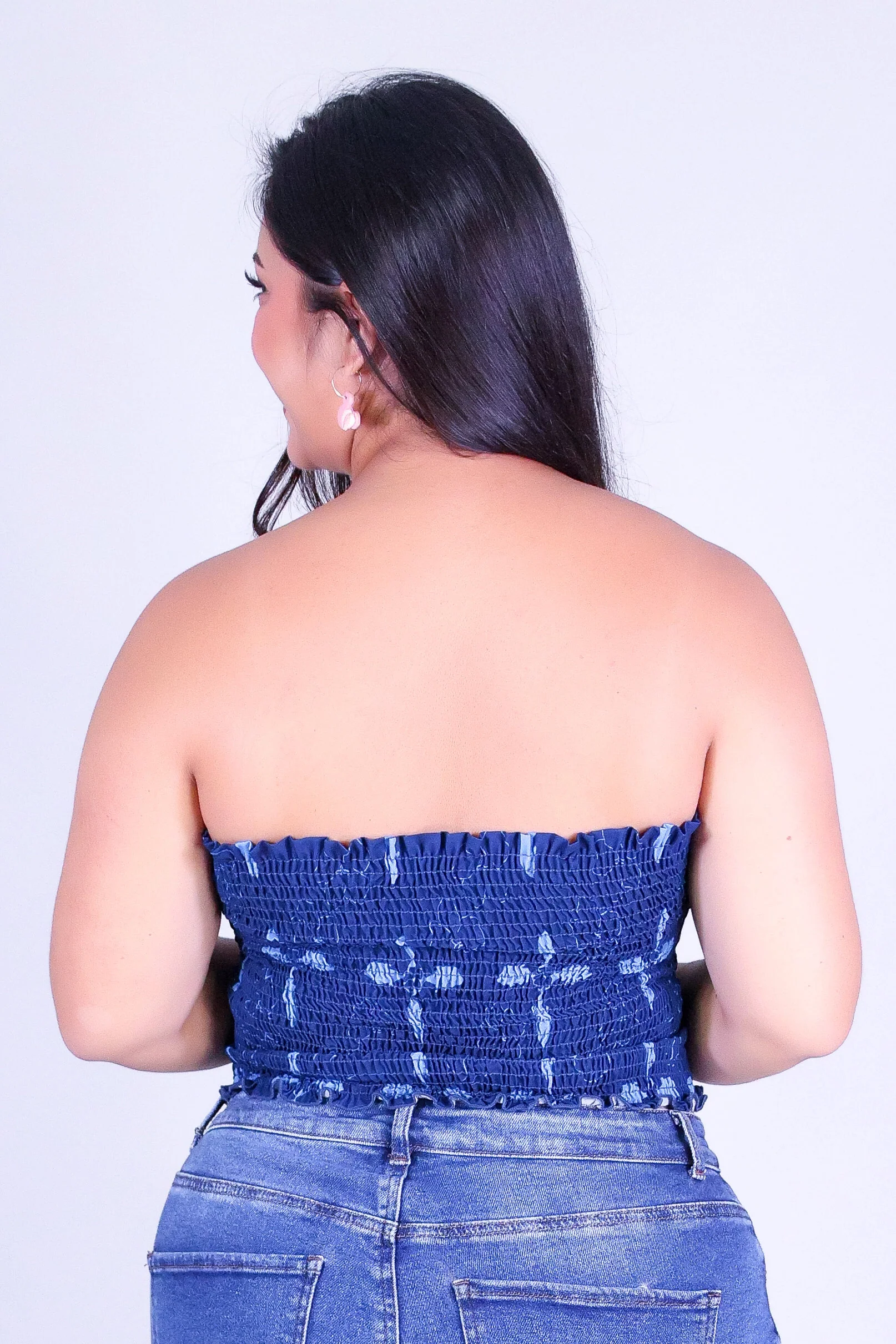 ULUA QUILT SMOCKED TUBE TOP - Image 4