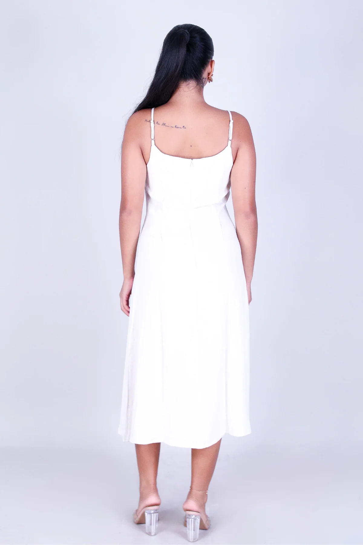 DARLING LINEN MIDI DRESS - Image 3