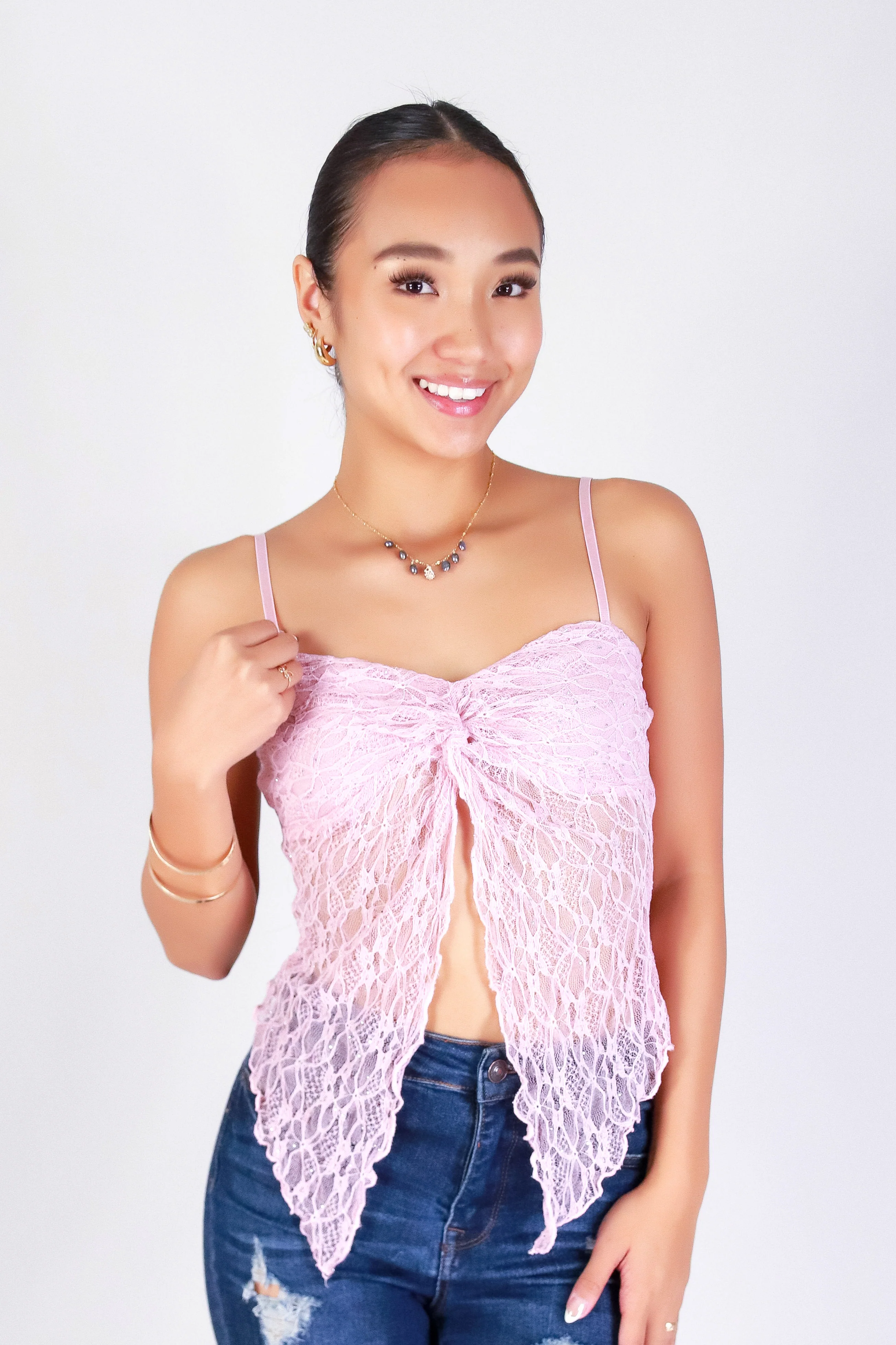 LACE WHISPER FLYAWAY TOP - Image 2