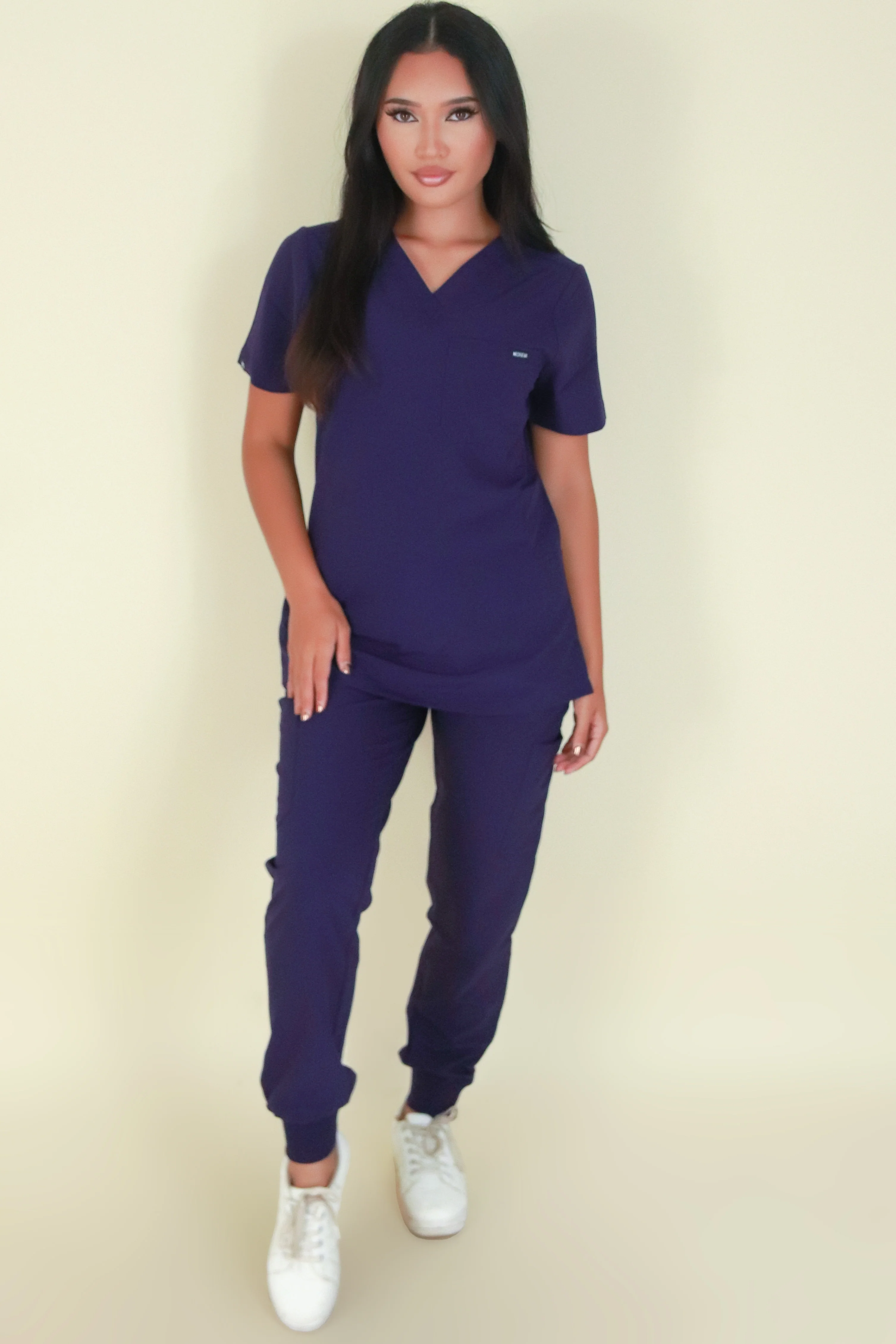 IT'S ALL GOOD SCRUB TOP