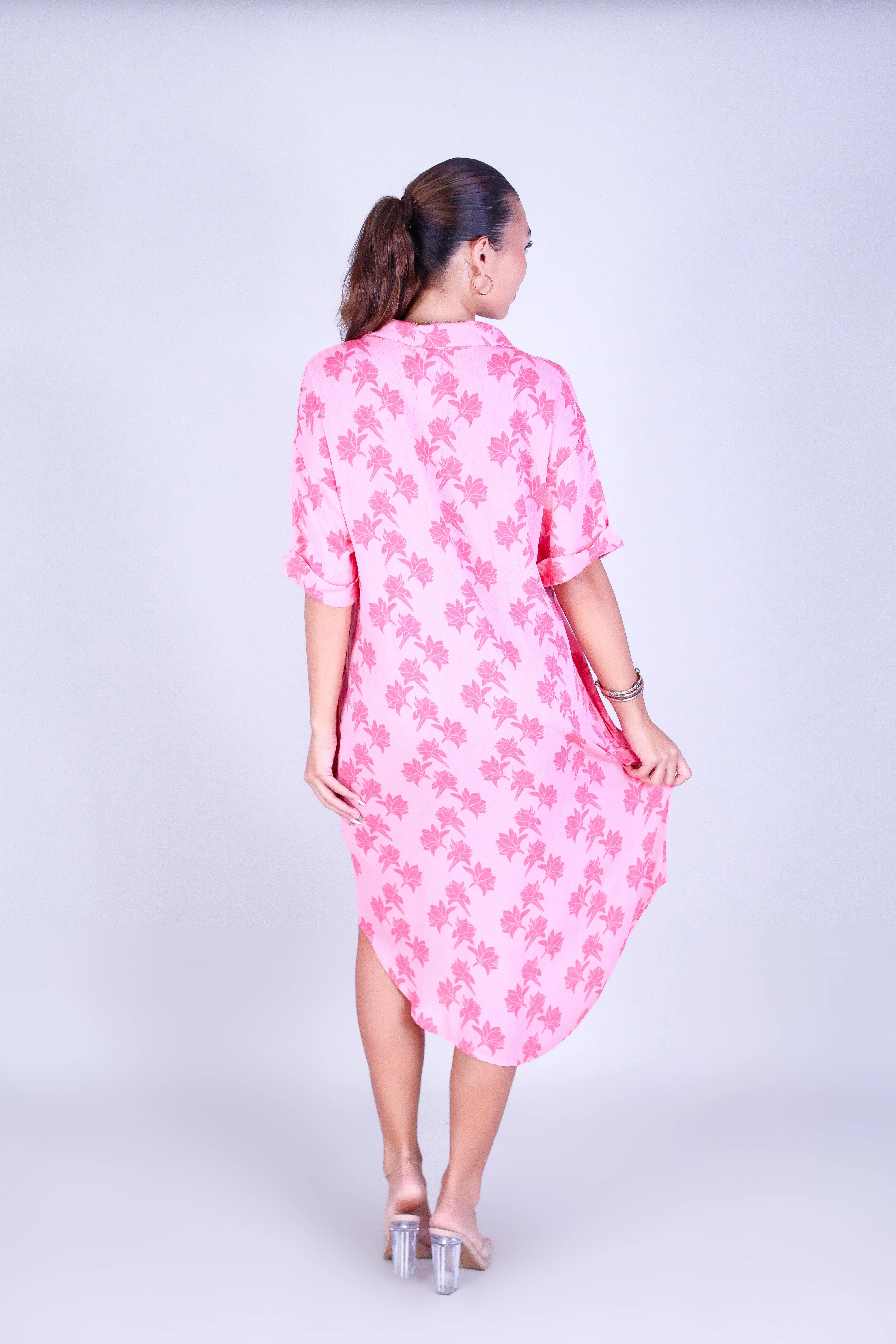 TUBEROSE BUTTON DOWN DRESS - Image 3