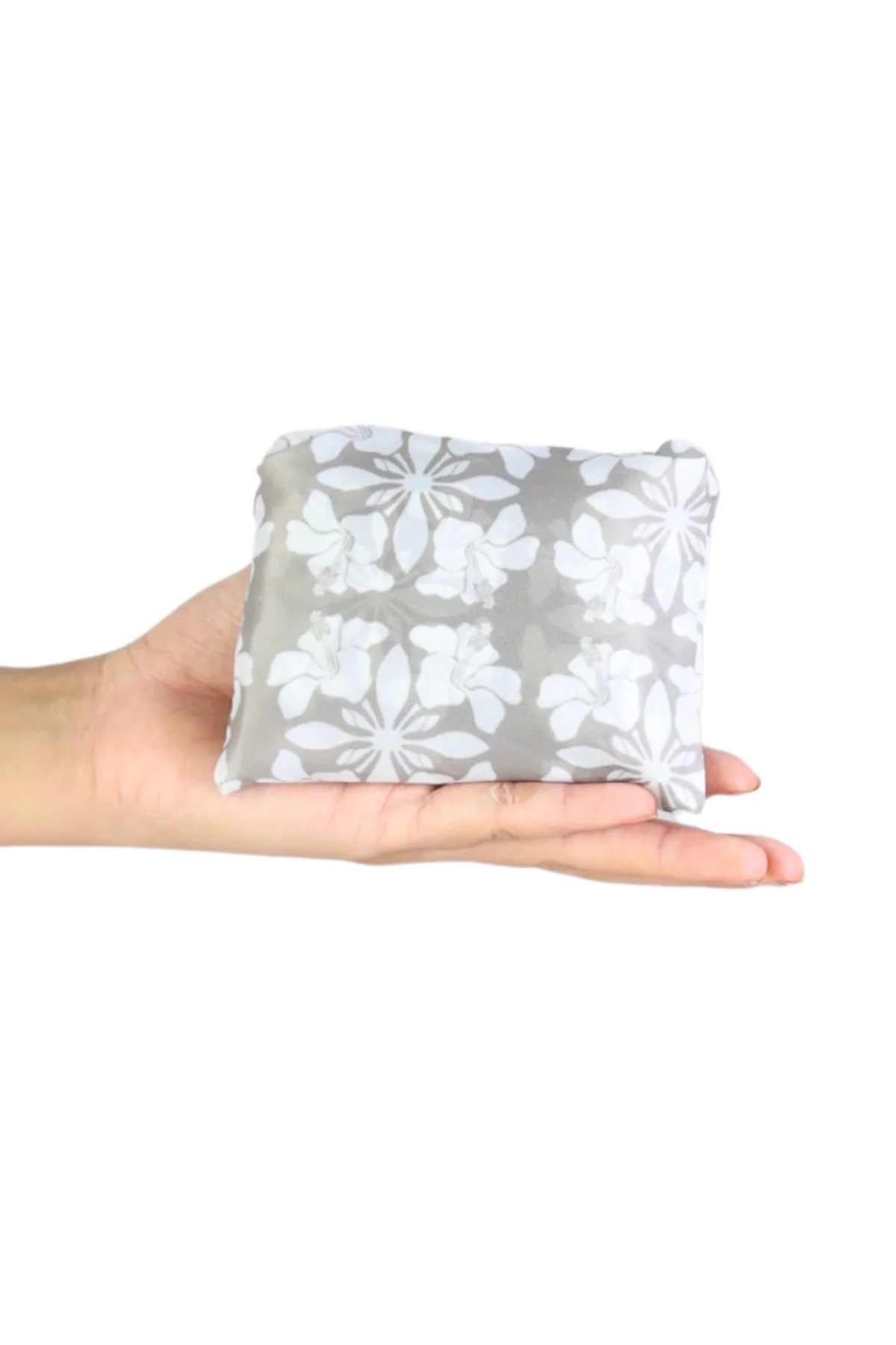 MINI HIBISCUS QUILT FOLDABLE REUSABLE BAG