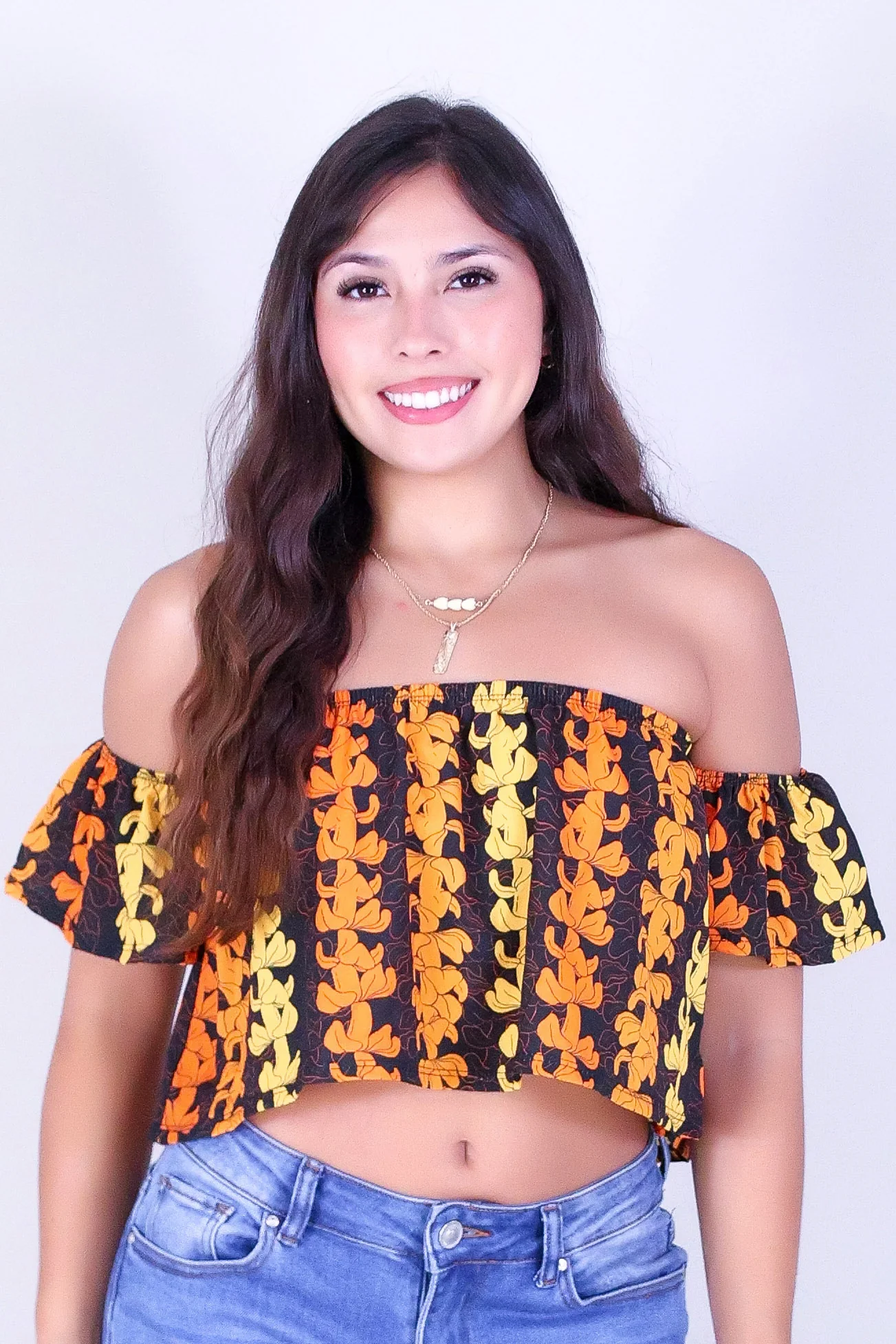 PUAKENIKENI OUTLINE OFF SHOULDER TOP - Image 2