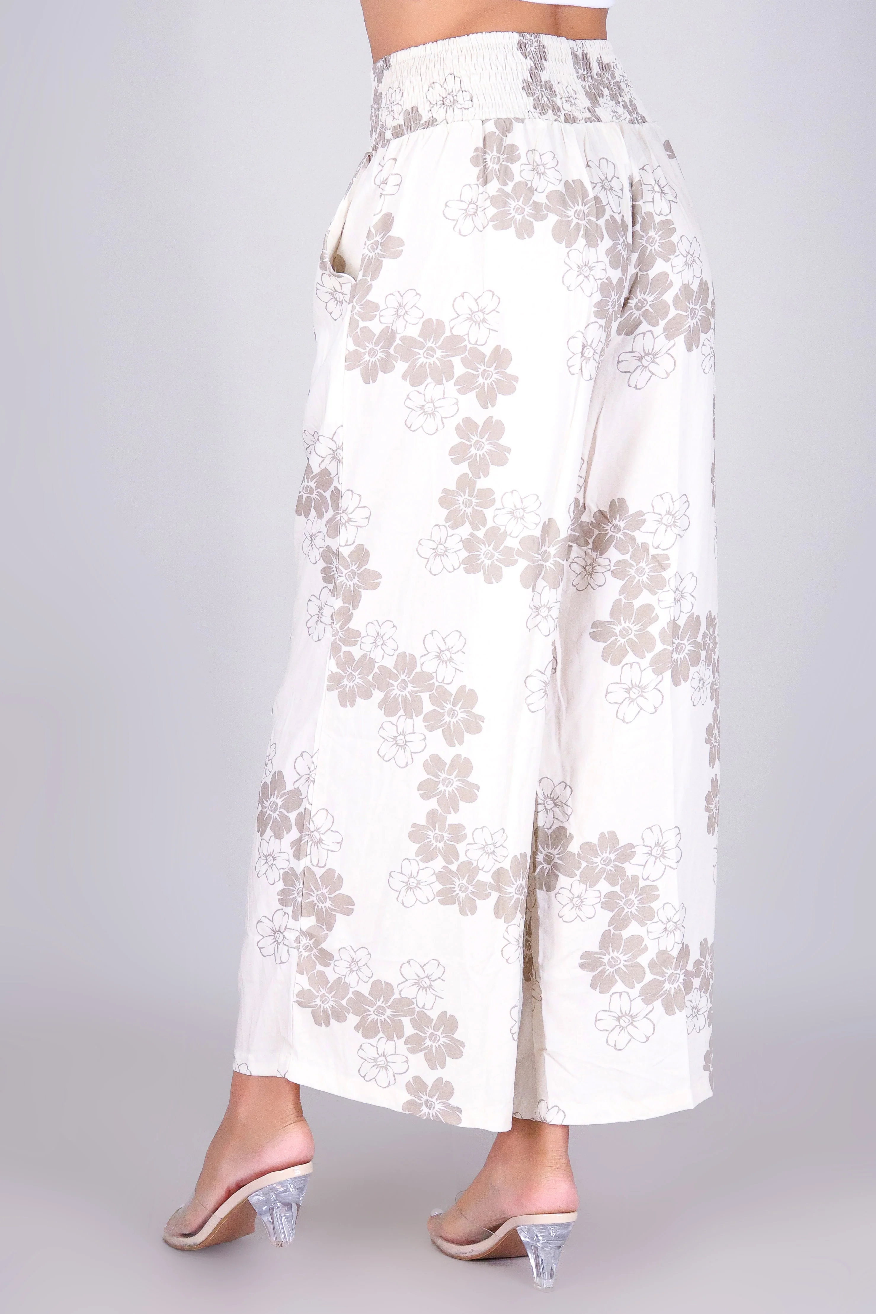 PUAKENIKENI PARADISE SMOCKED WAIST PANTS - Image 3