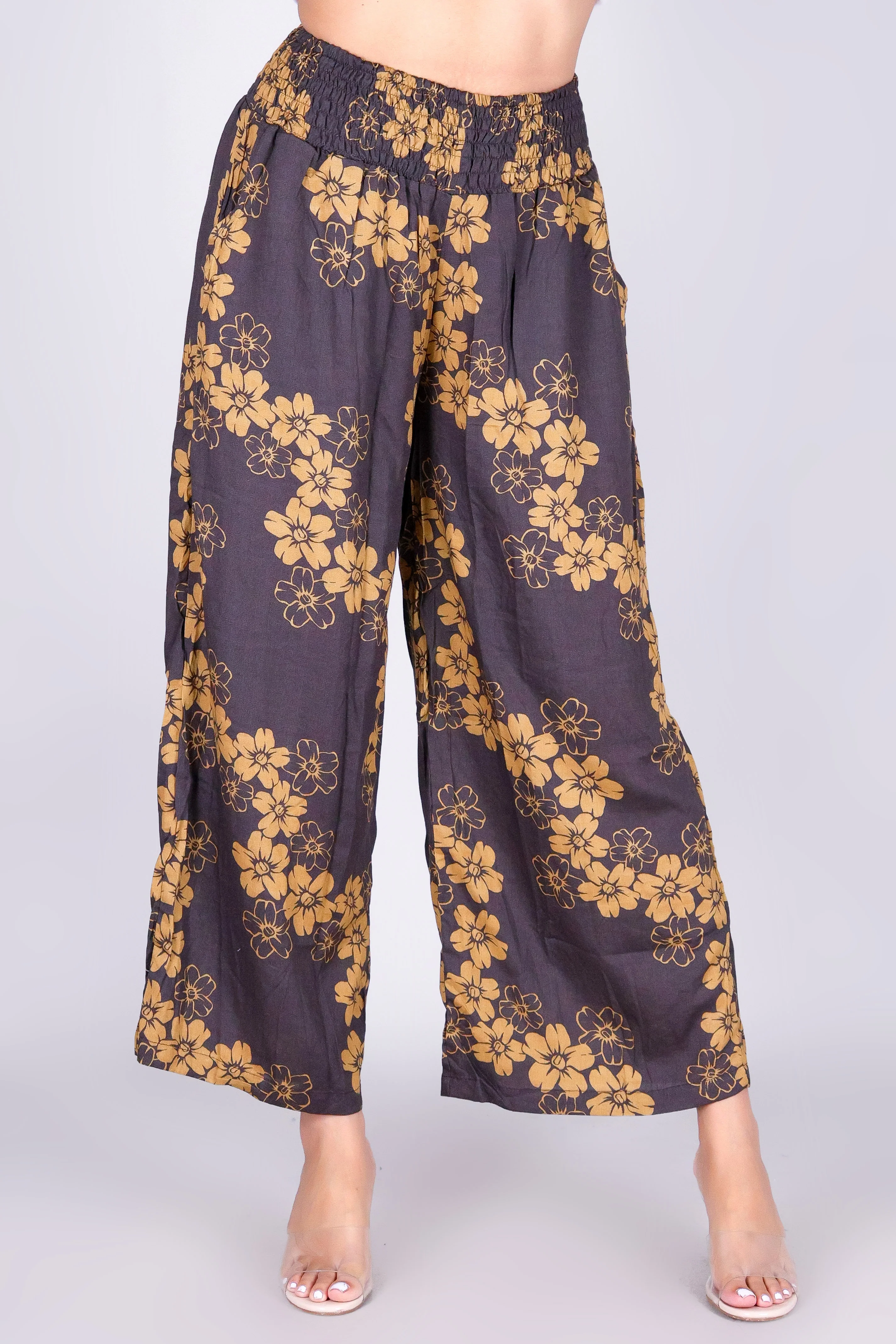PUAKENIKENI PARADISE SMOCKED WAIST PANTS - Image 2