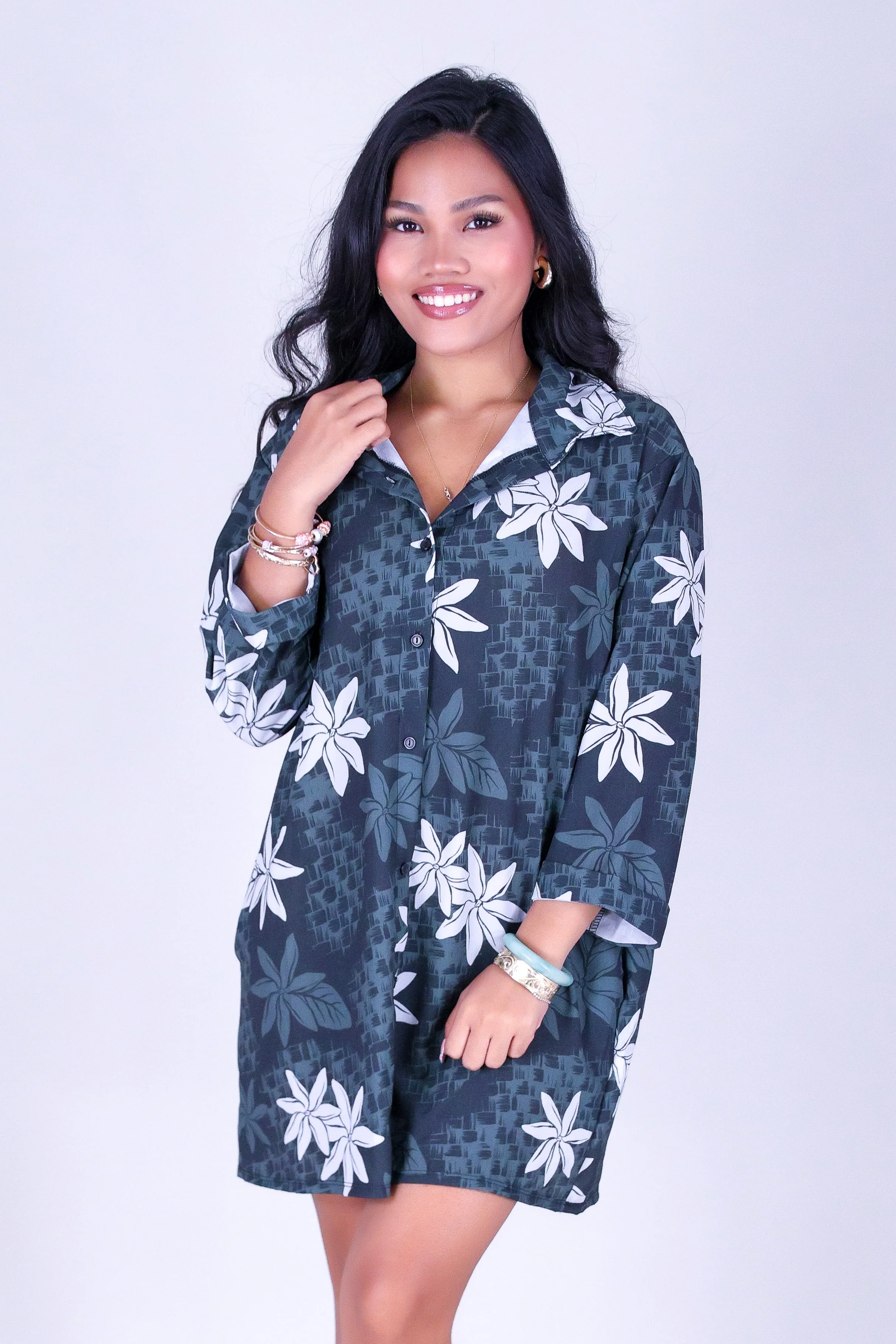LAUHALA BUTTON DOWN DRESS - Image 2