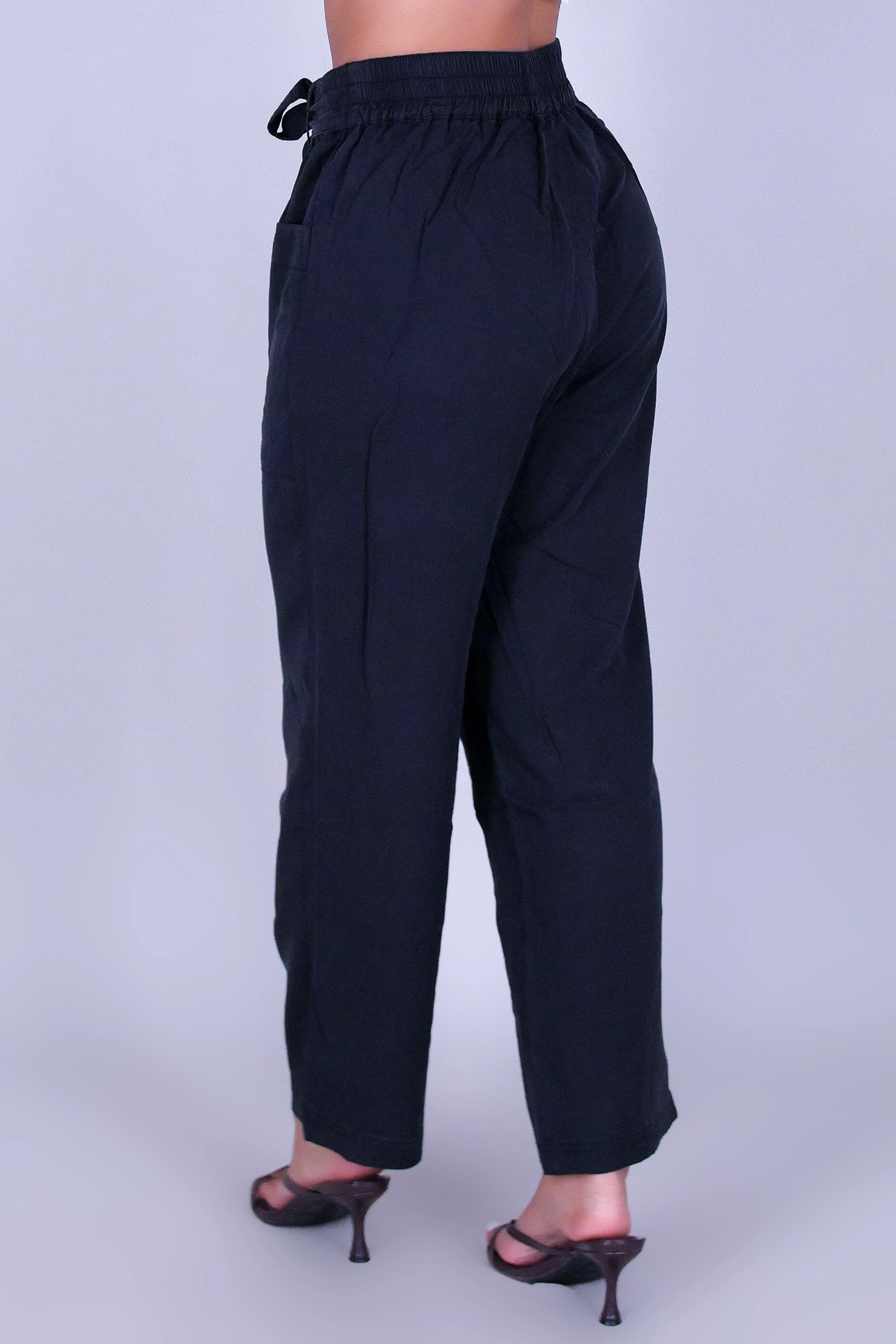 DAISY TIE WAIST PANTS - Image 3