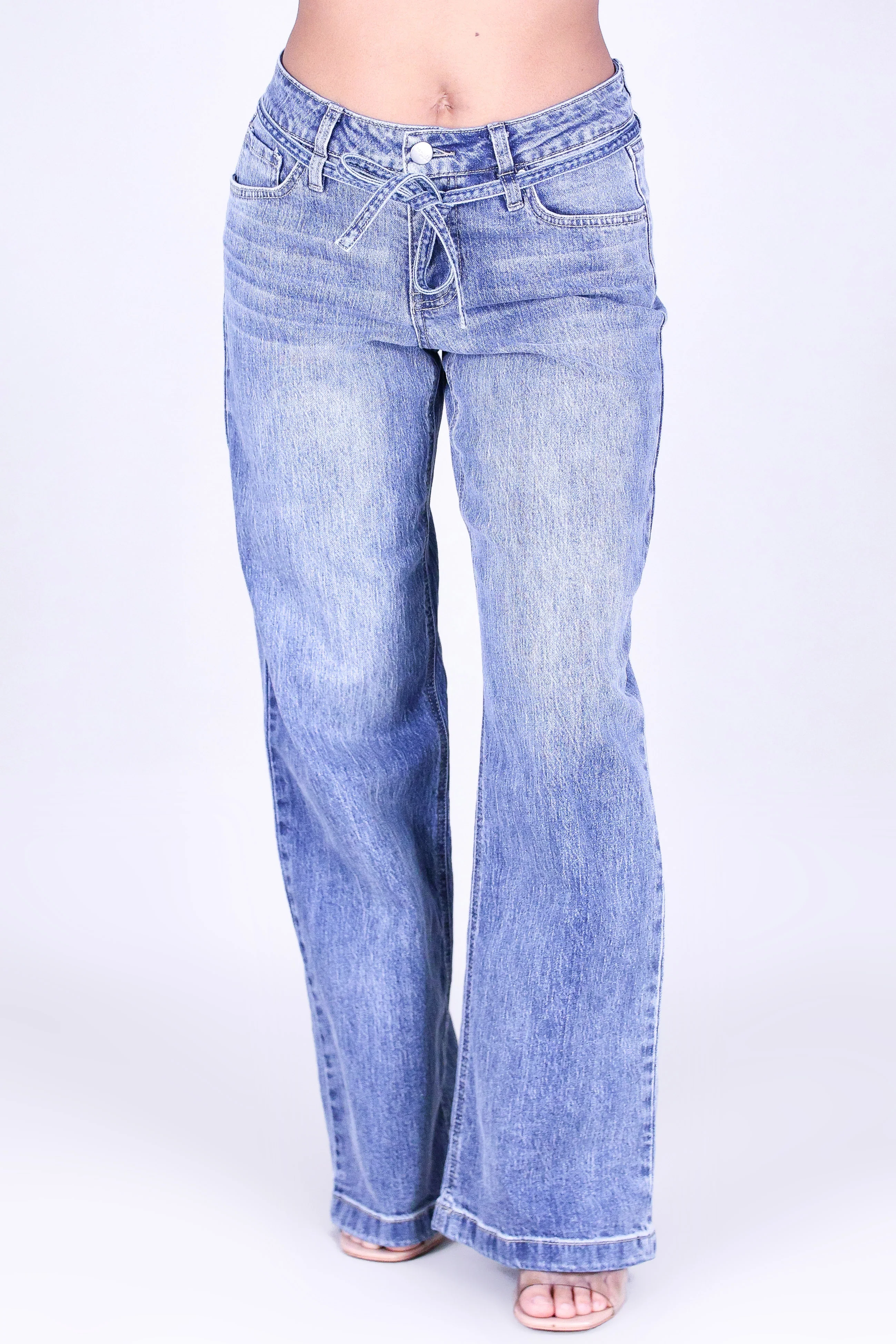 FOR ME WIDE LEG DENIM JEANS - Image 2