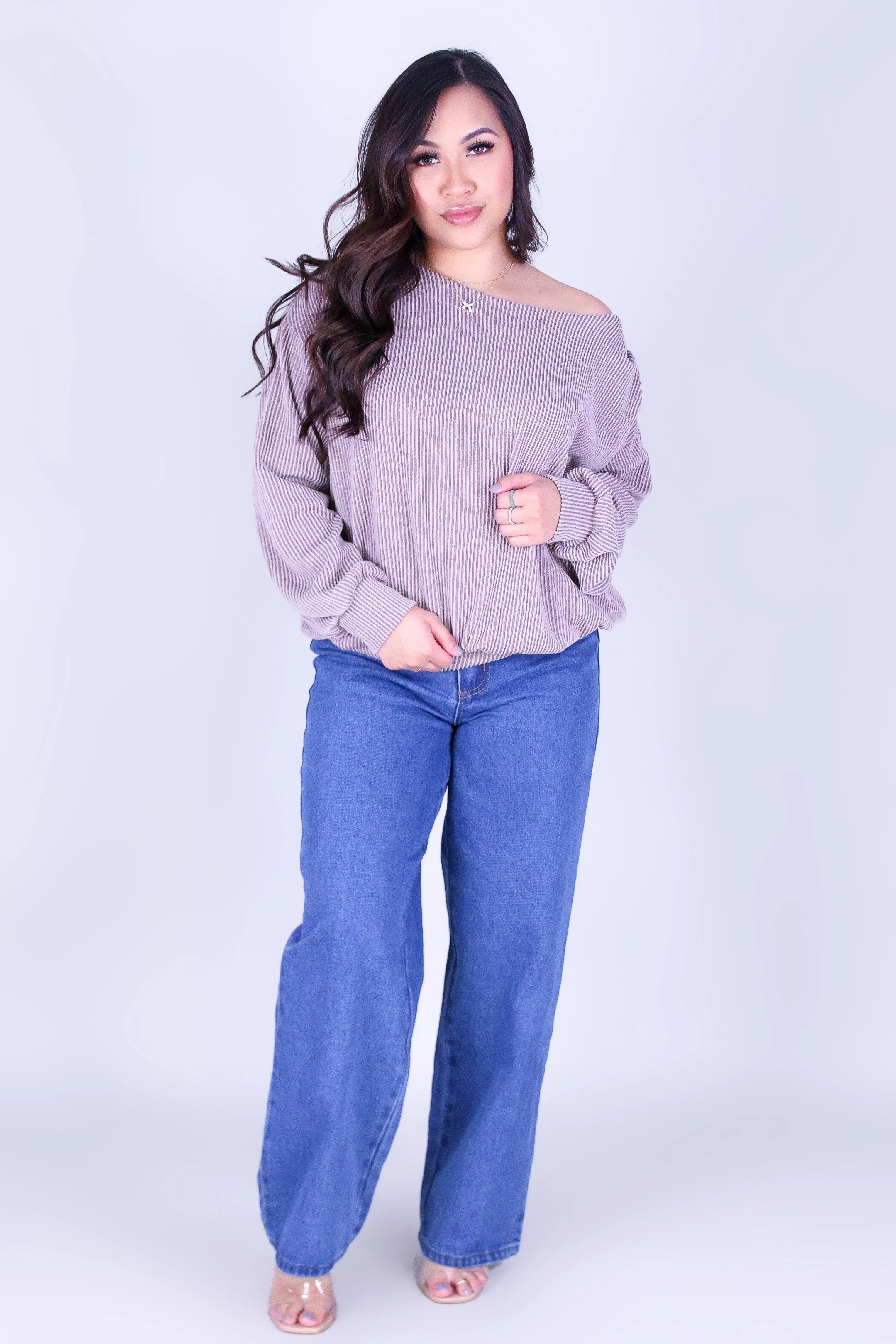 CLEAN COAST BOATNECK TOP