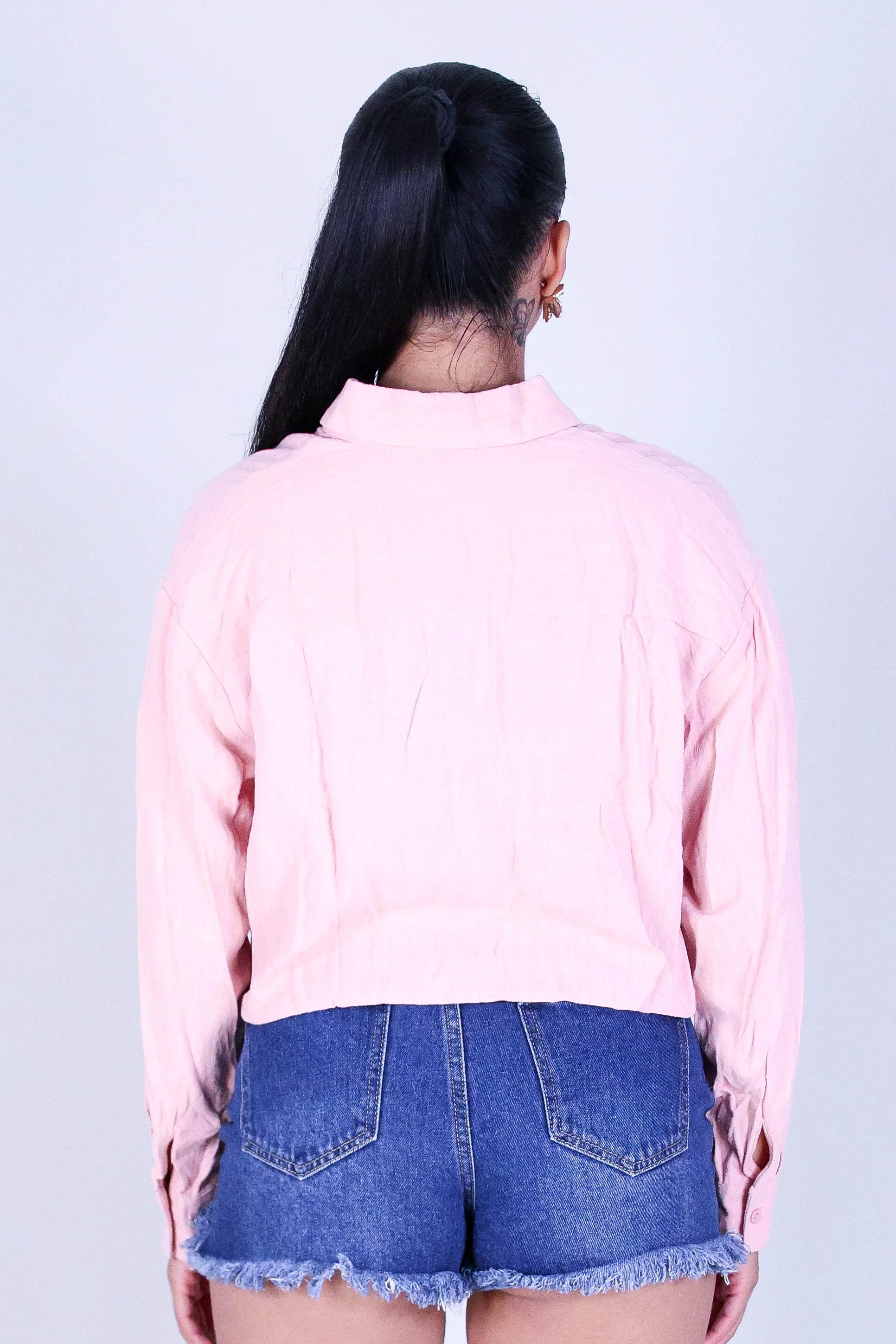 DARLING LINEN BUTTON DOWN TOP - Image 4