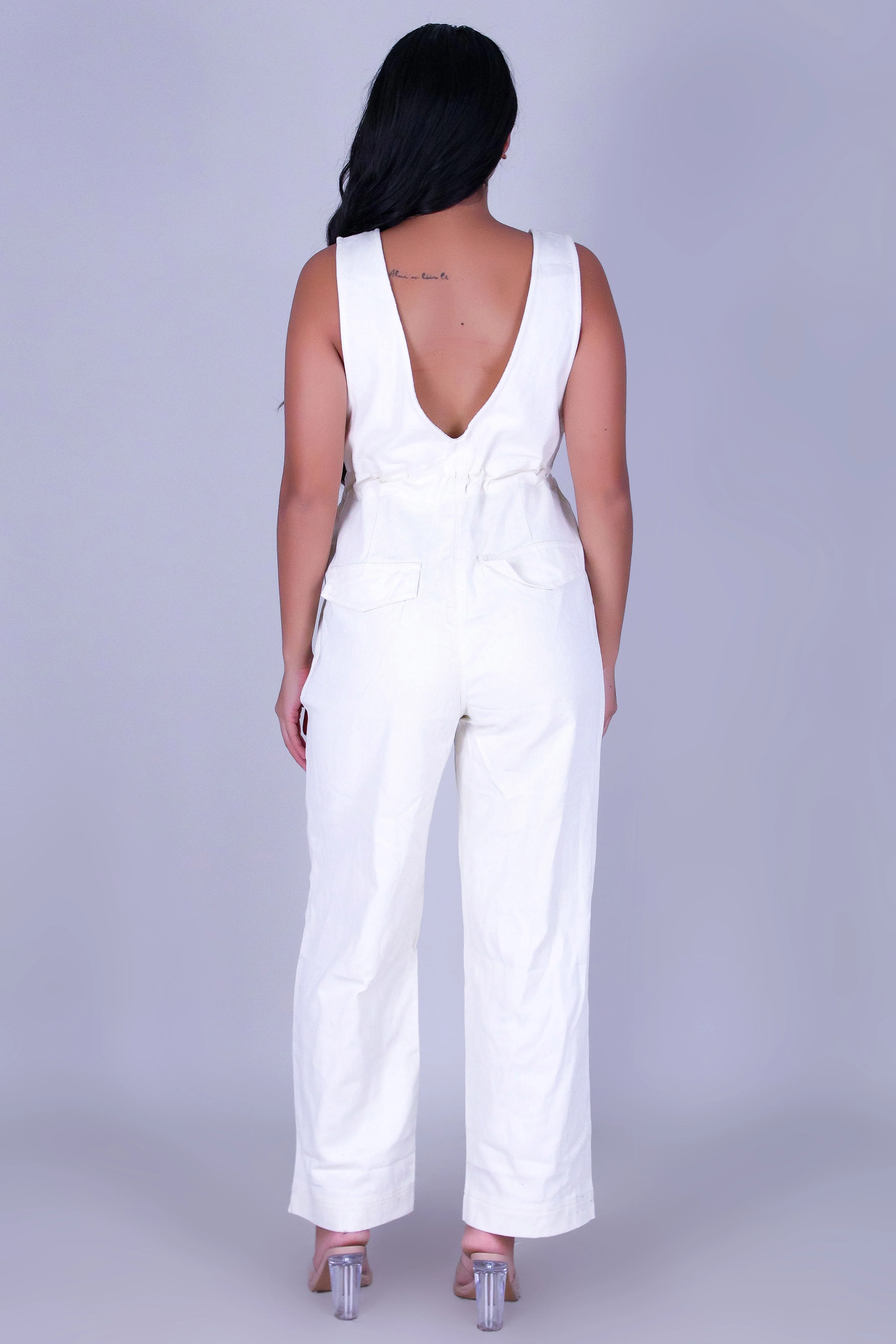 DOWNTOWN GIRL WIDE LEG JUMPSUIT - Image 3