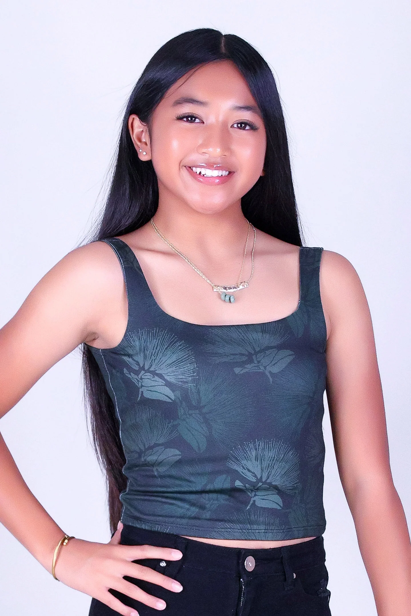 OHIA SQUARE NECK TOP | KIDS SIZE 2-16 - Image 2