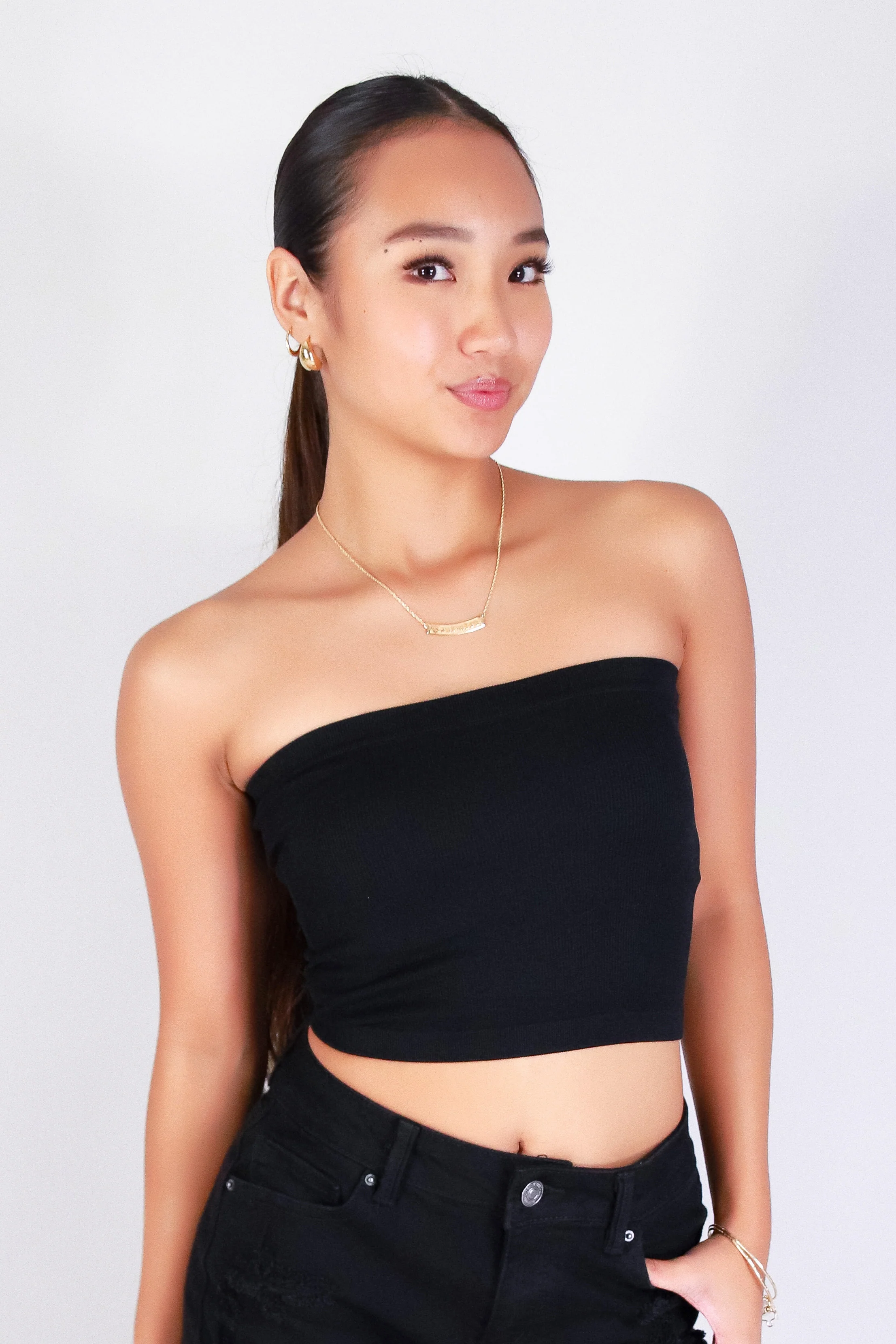 GOTTA CHILL CROP TUBE TOP - Image 2