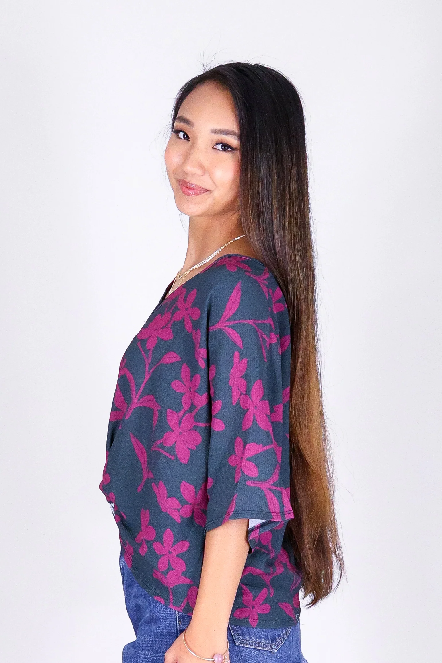 JASMINE GARDENIA TWIST BOTTOM TOP - Image 3