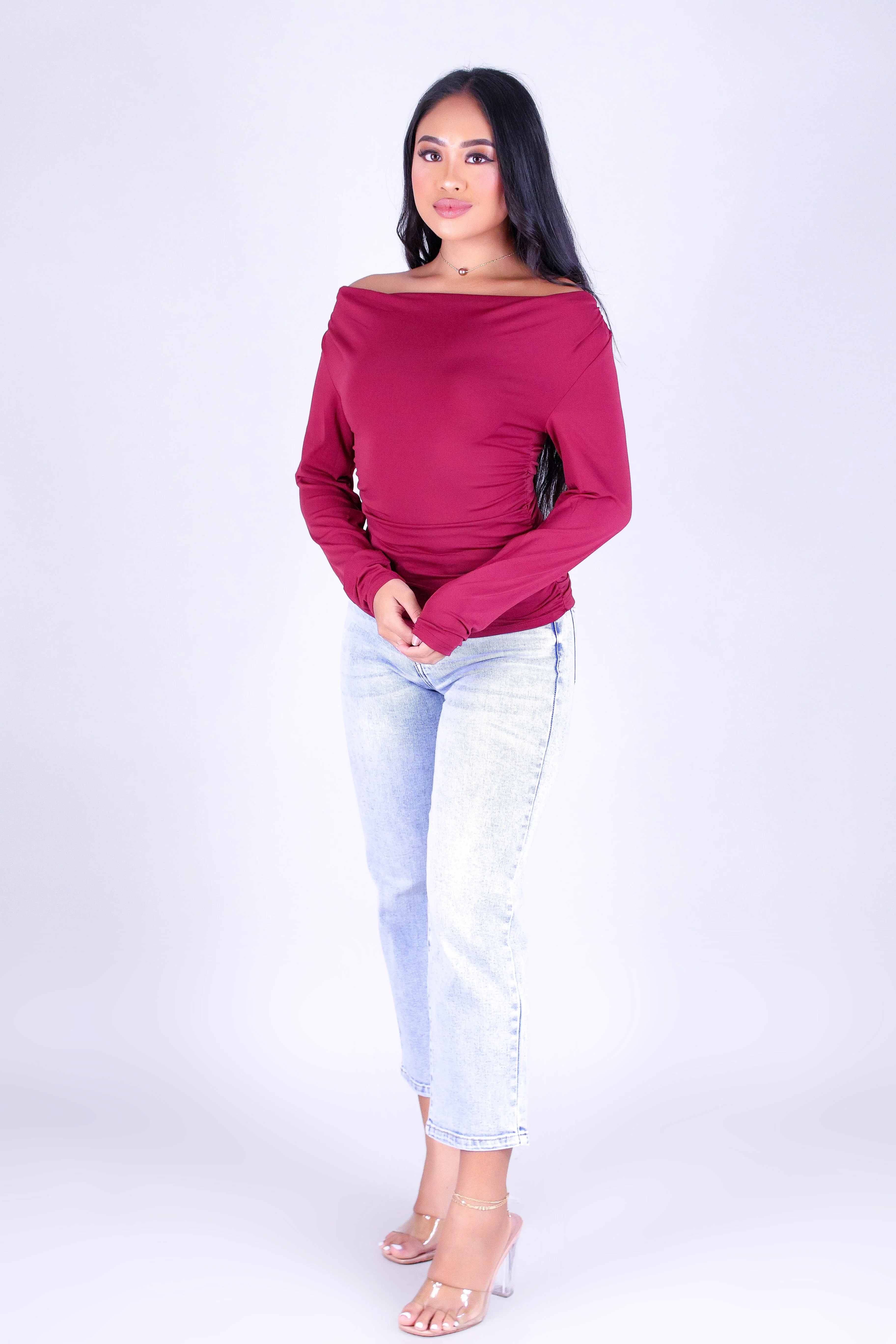 EMBRACE ME LONG SLEEVE TOP