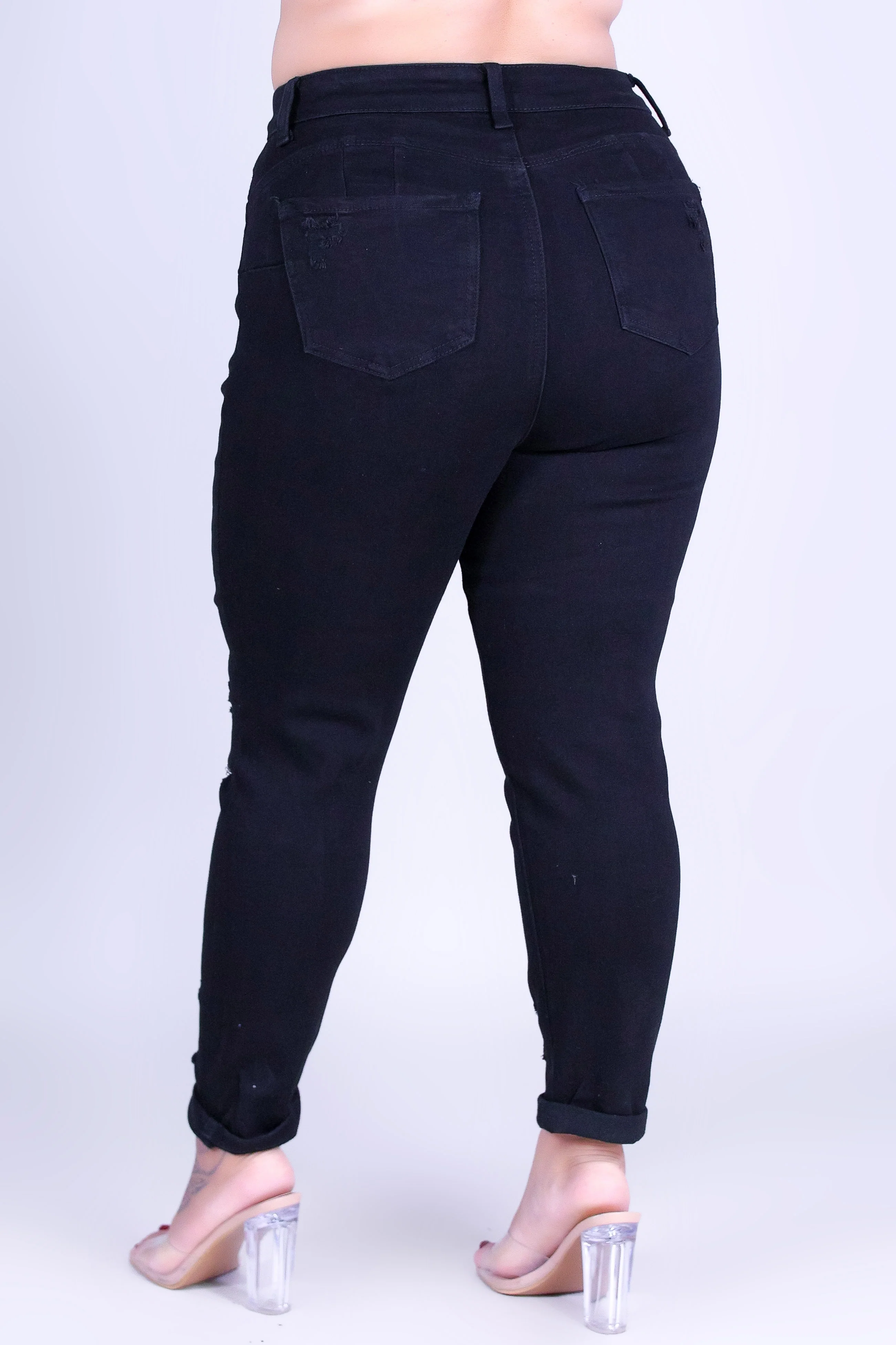 FLAWLESS PER USUAL DENIM CAPRI'S - Image 3